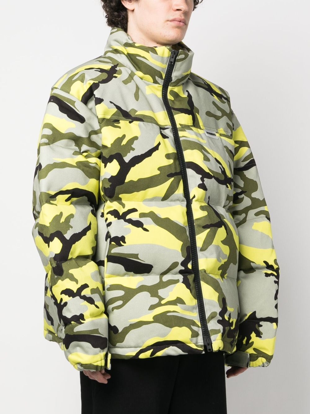 camouflage-print padded jacket - 8