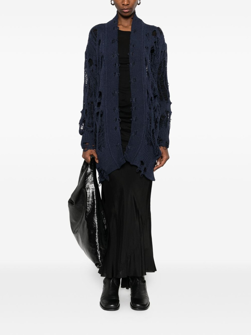 Y's distressed knitwear outlook