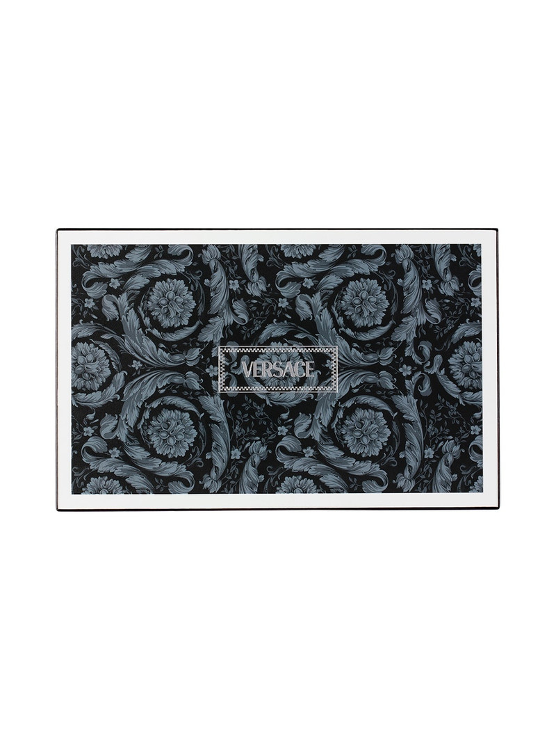 Black Barocco Domino Set - 1