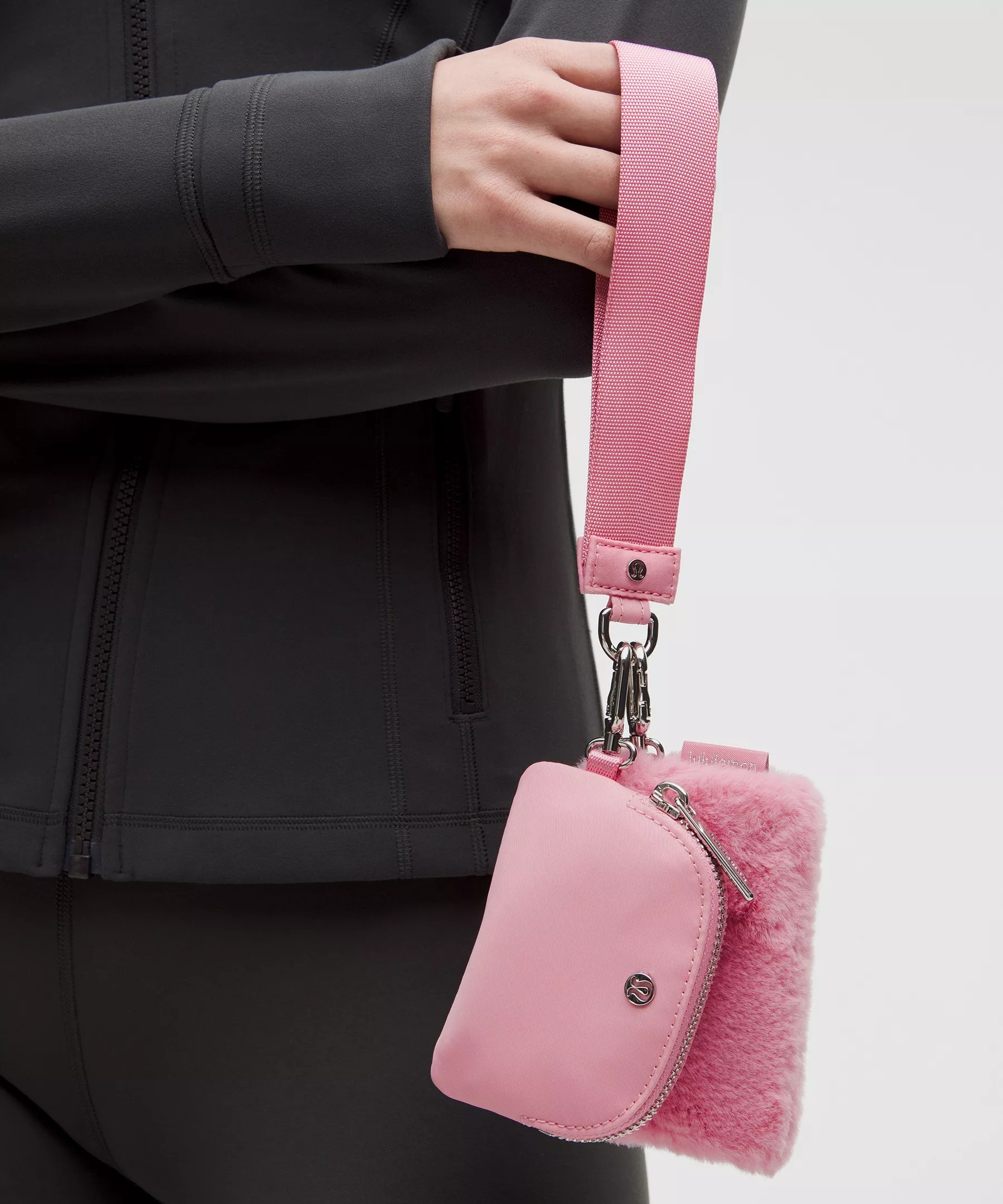 Dual Pouch Wristlet *Plush Fleece - 2
