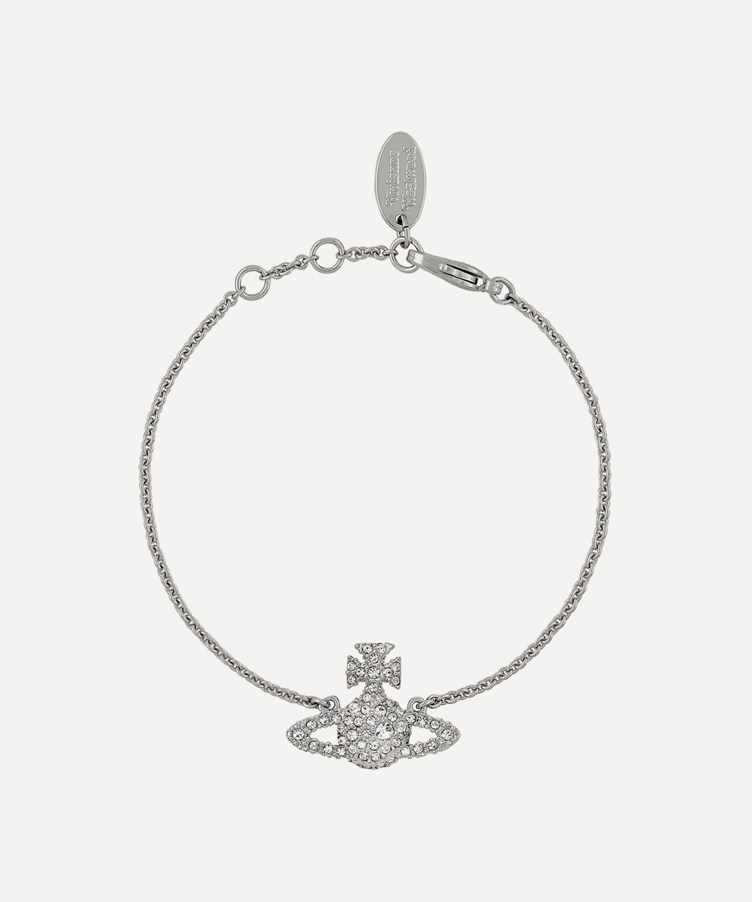 Silver-Tone Grace Bas Relief Bracelet - 1