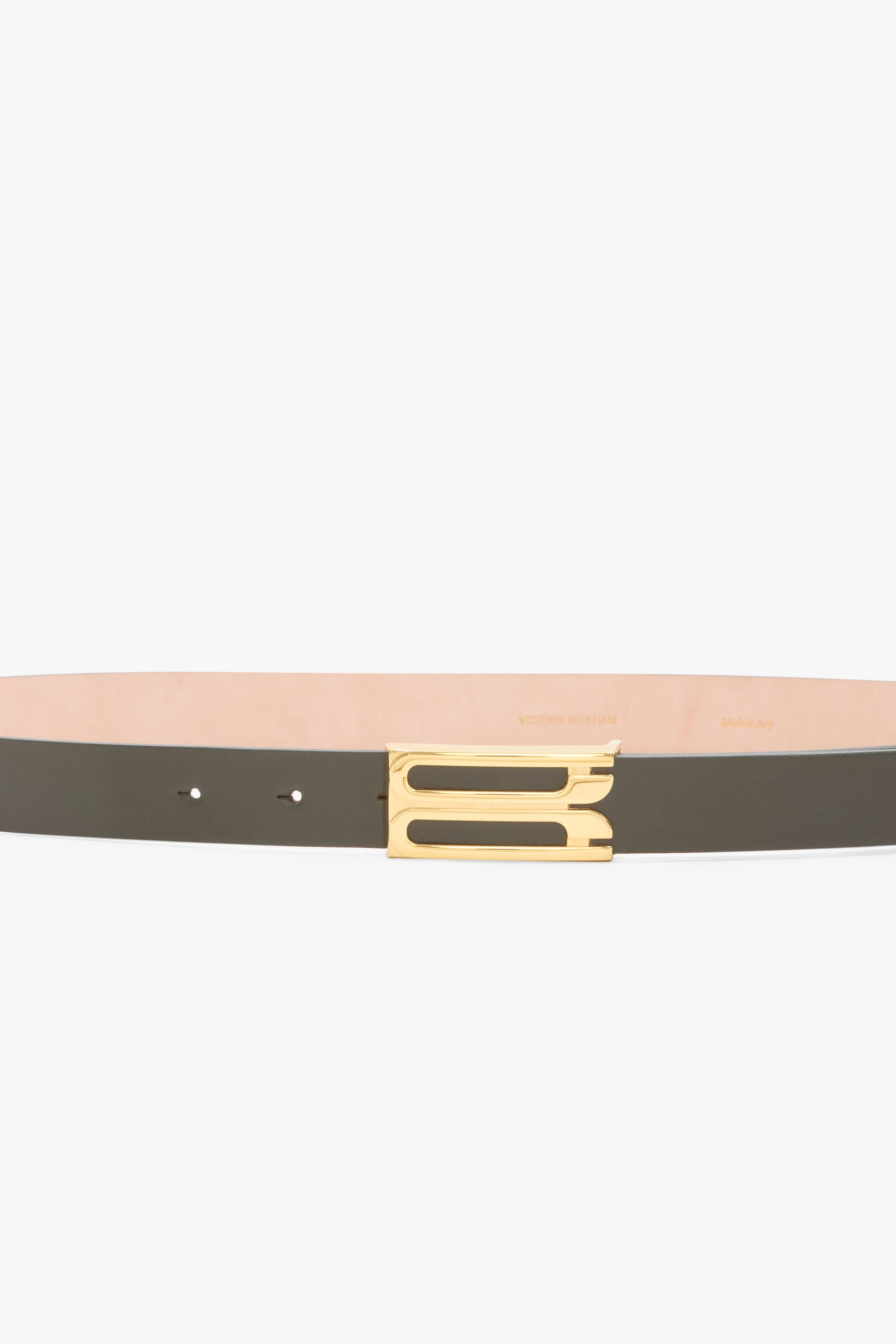 Dorian Belt In Dark Olive Smooth Leather - 3