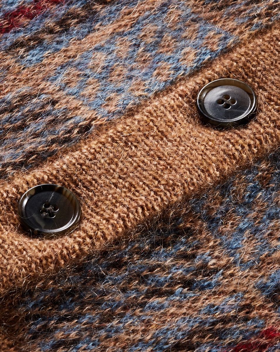 VERONICA BEARD JACIRA PLAID CARDIGAN | REVERSIBLE