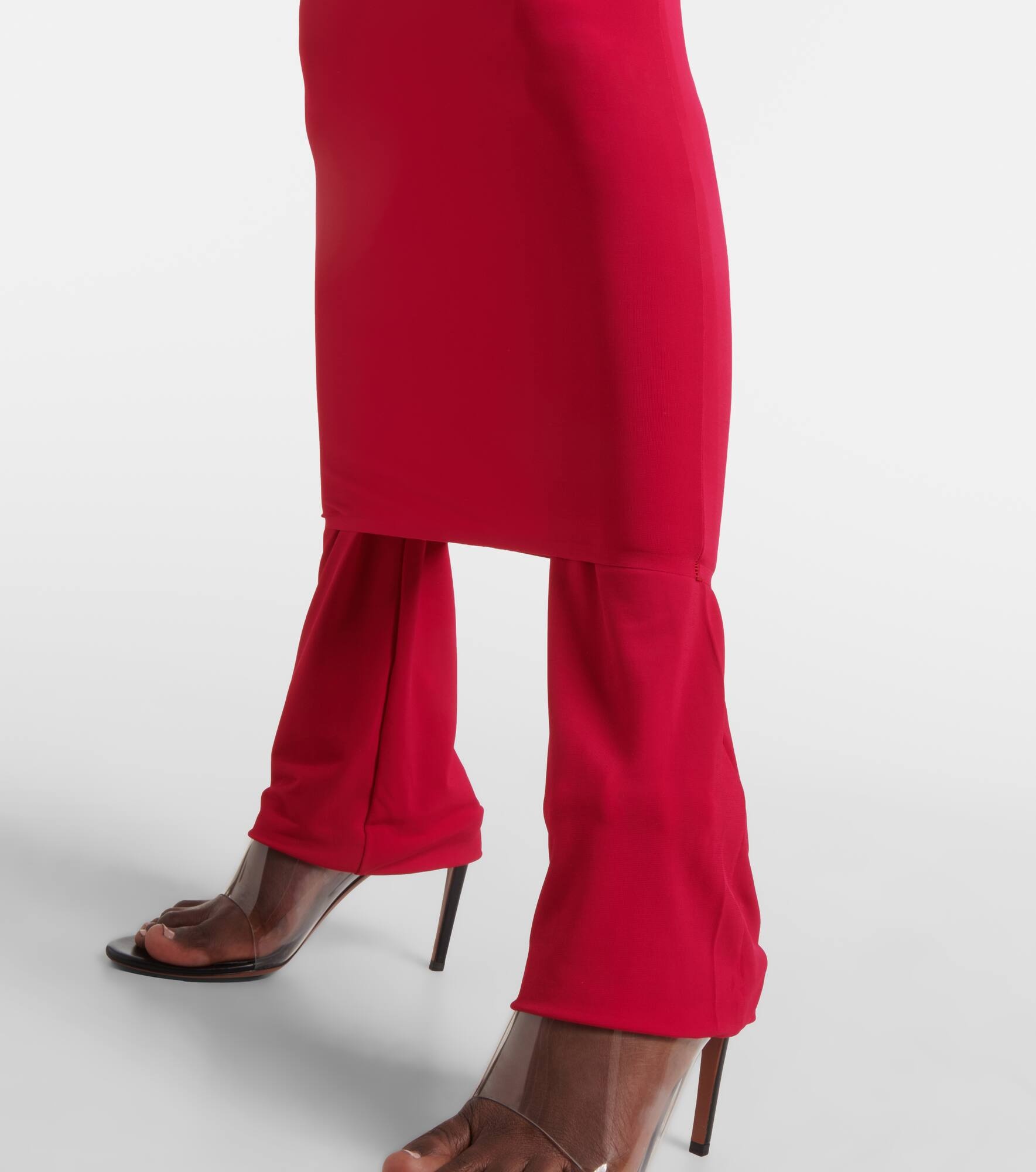 High-rise jersey skirt pants - 5