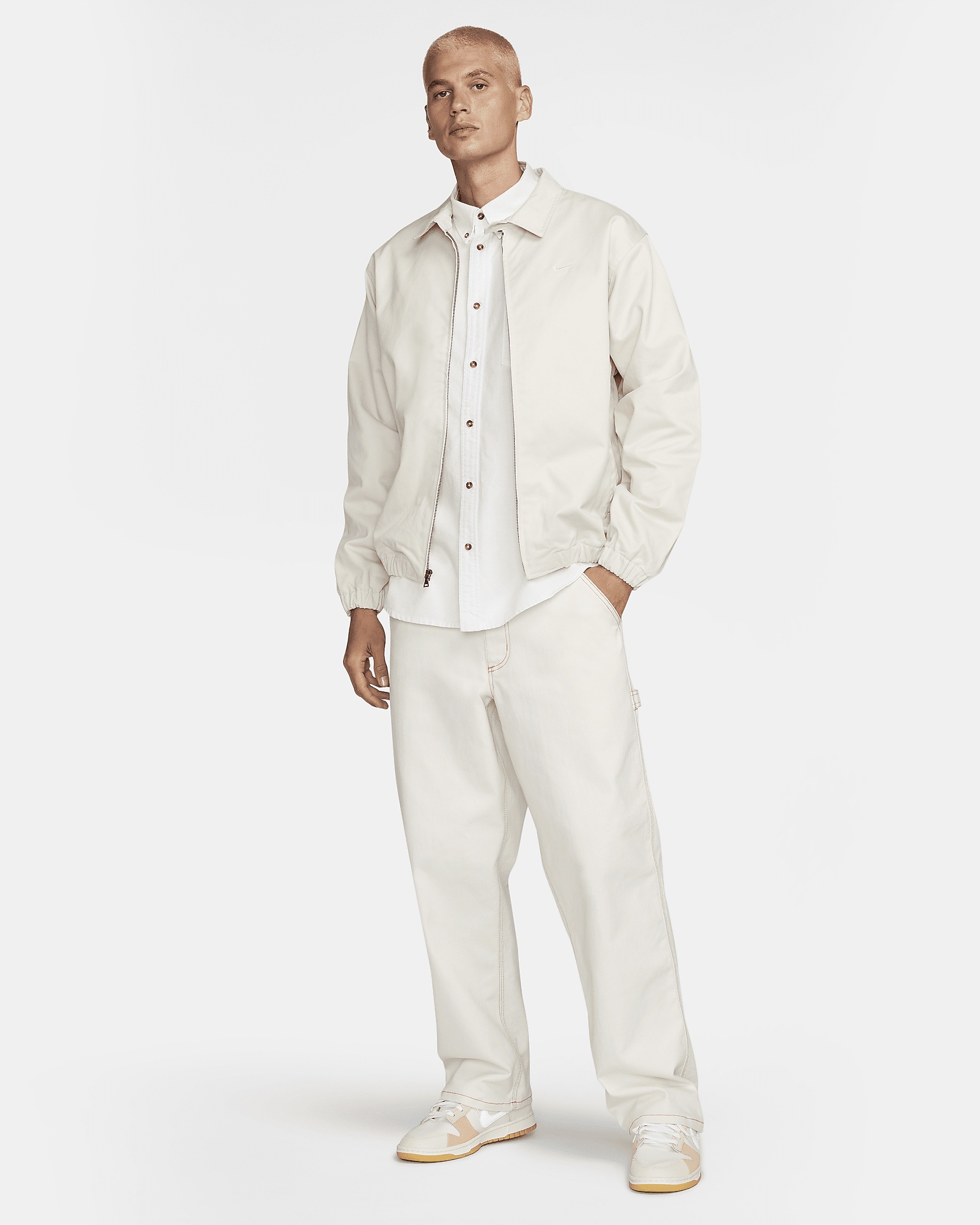 Nike Life Men's Long-Sleeve Oxford Button-Down Shirt - 7