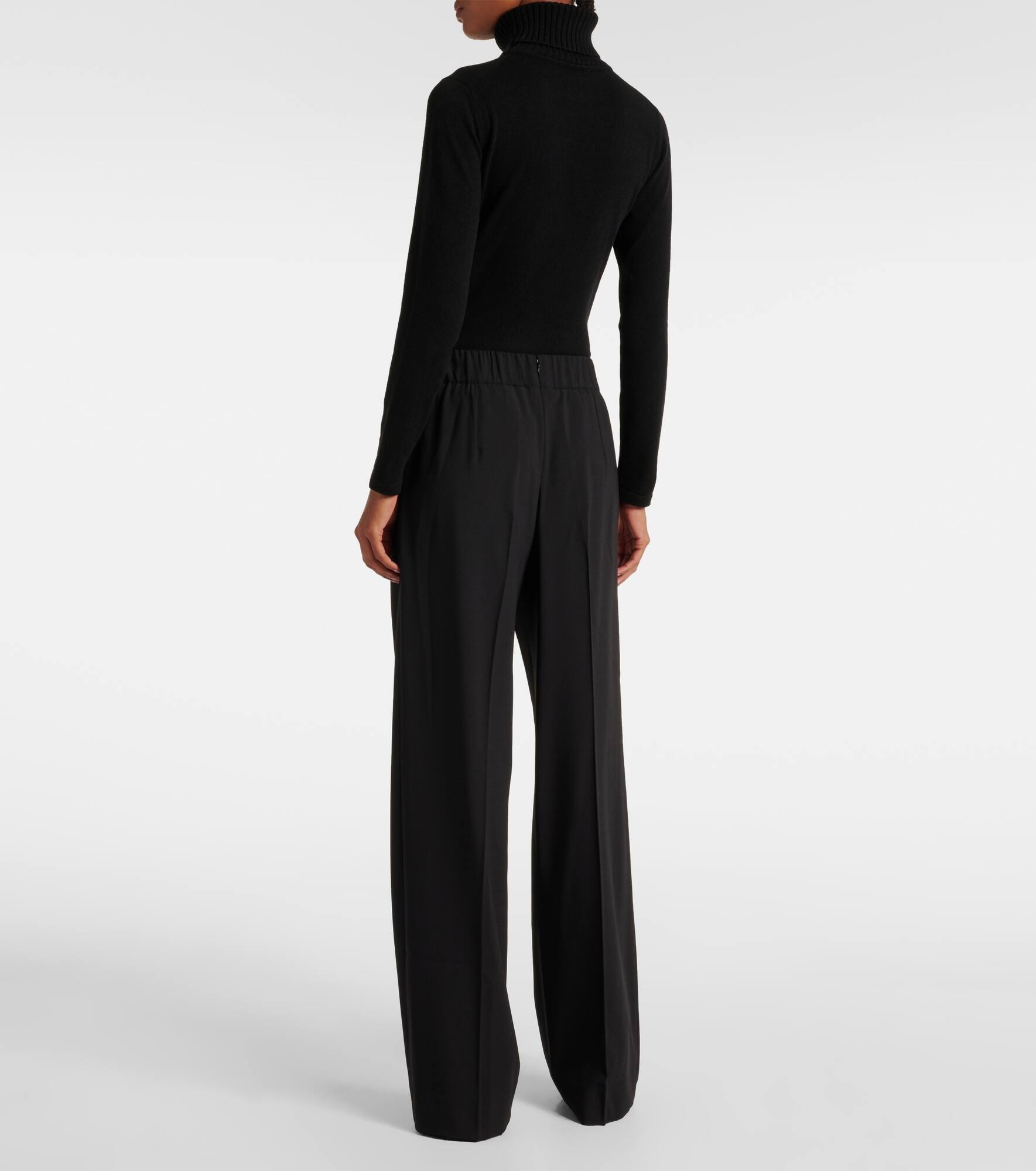 Wool straight pants - 3