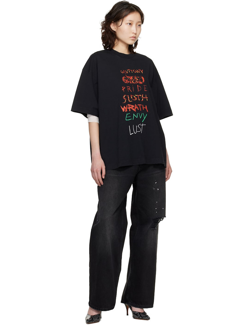 VETEMENTS Black Ripped Jeans outlook