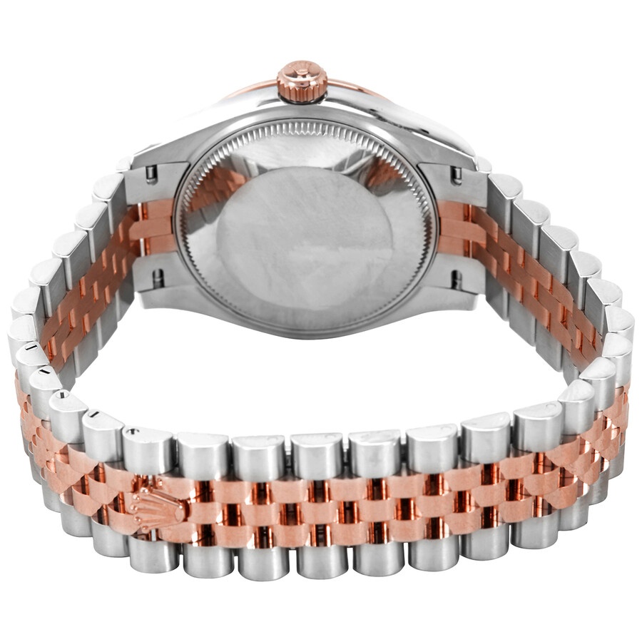 Rolex Datejust 31 Silver Diamond Dial Automatic Ladies Steel and 18kt Everose Gold Jubilee Watch 278 - 3