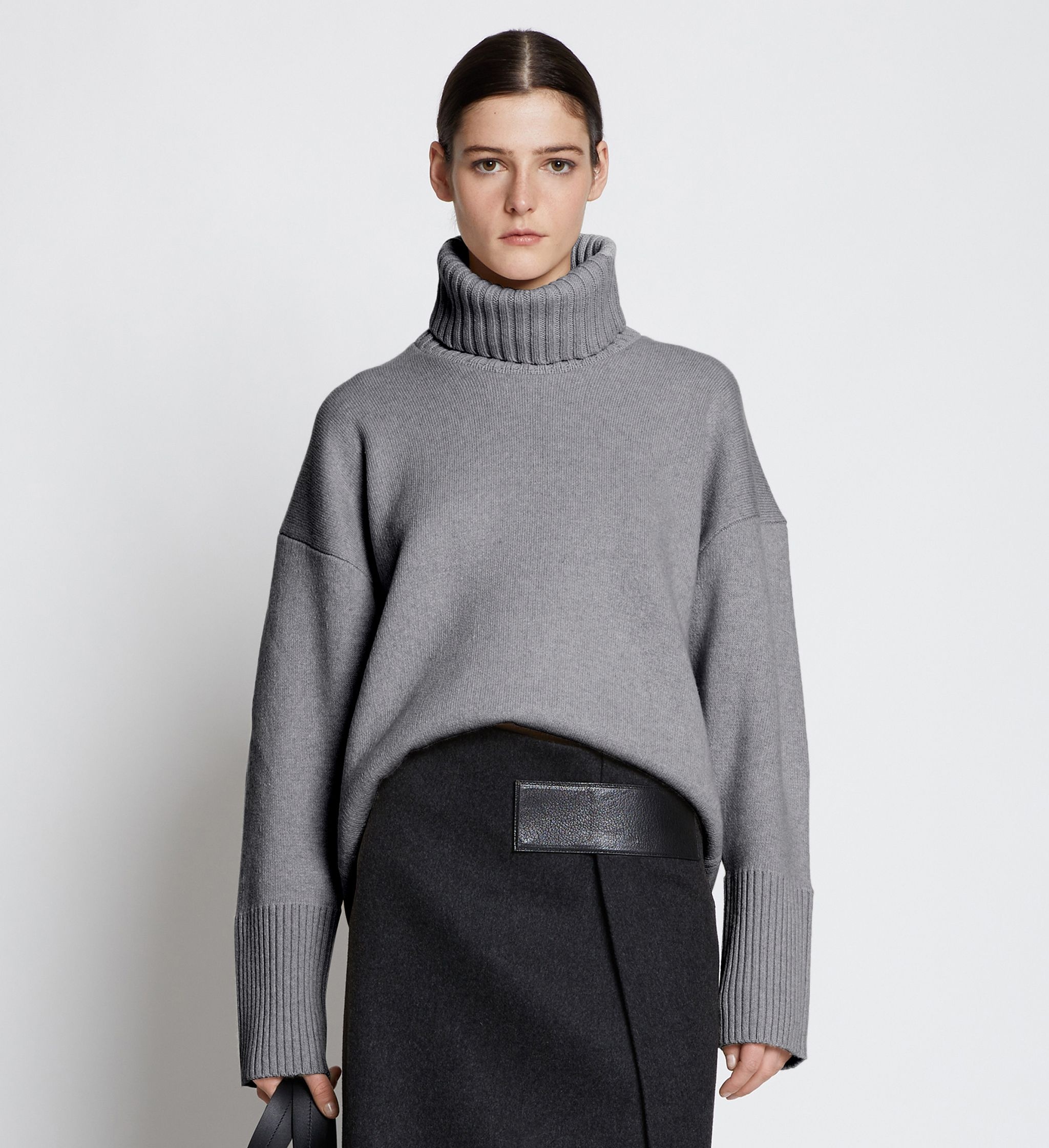 Doubleface Eco Cashmere Oversized Turtleneck Sweater - 2