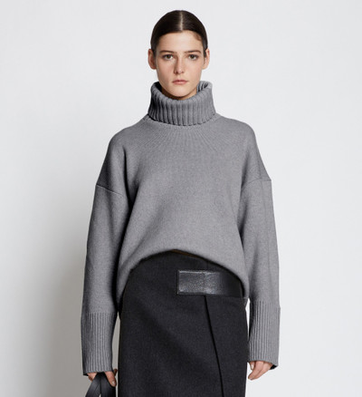 Proenza Schouler Doubleface Eco Cashmere Oversized Turtleneck Sweater outlook