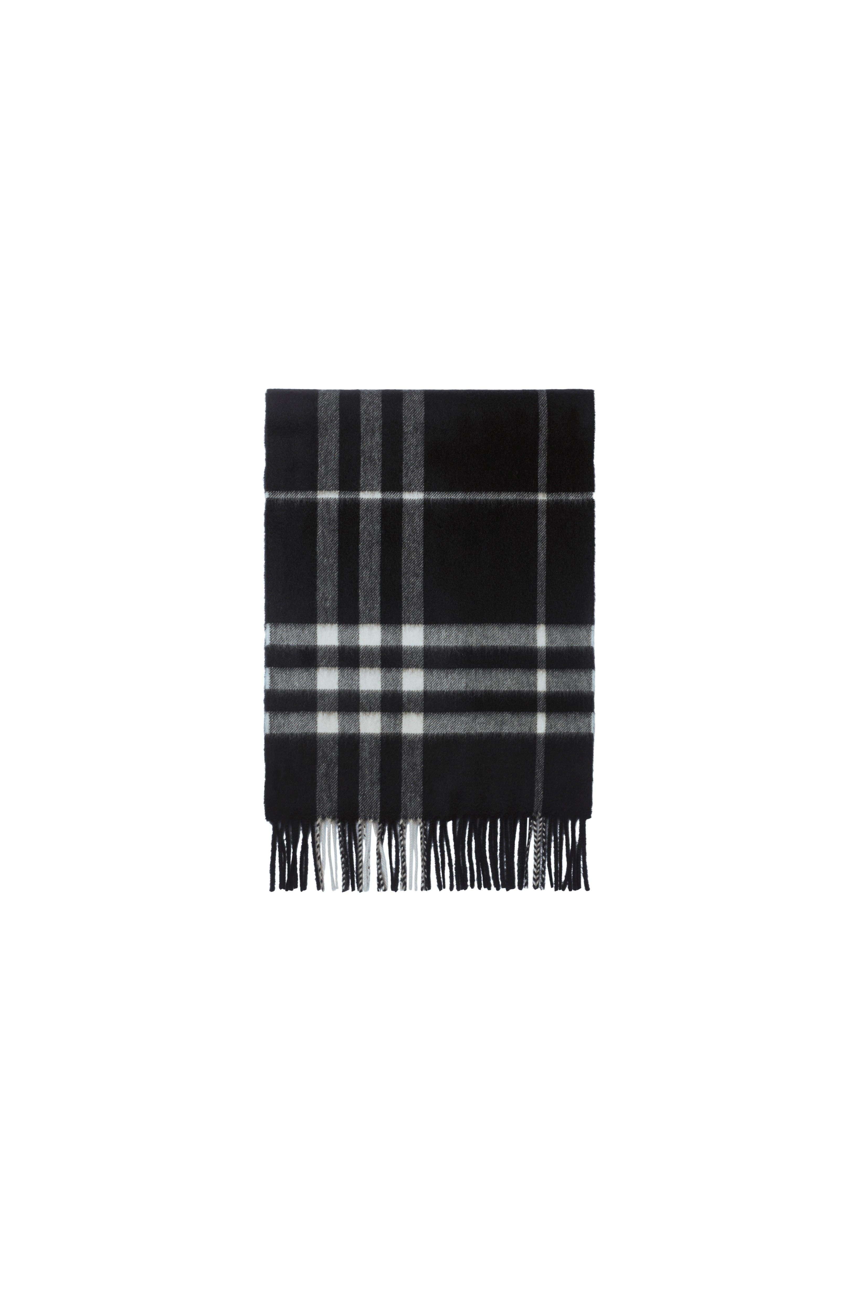 burberry Check Cashmere Scarf in Black/calico at Nordstrom - 4