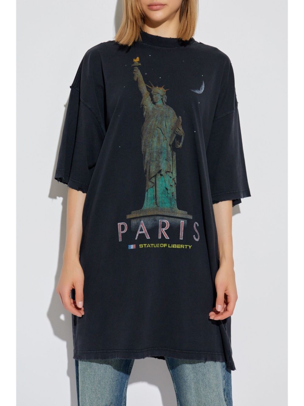 Liberty-print T-shirt dress - 3