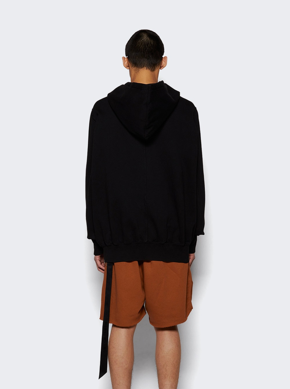 Oversized Hoodie Black And Milk - 4