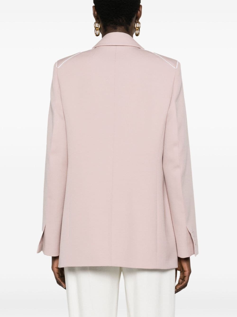 Double Panel single-breasted blazer - 4