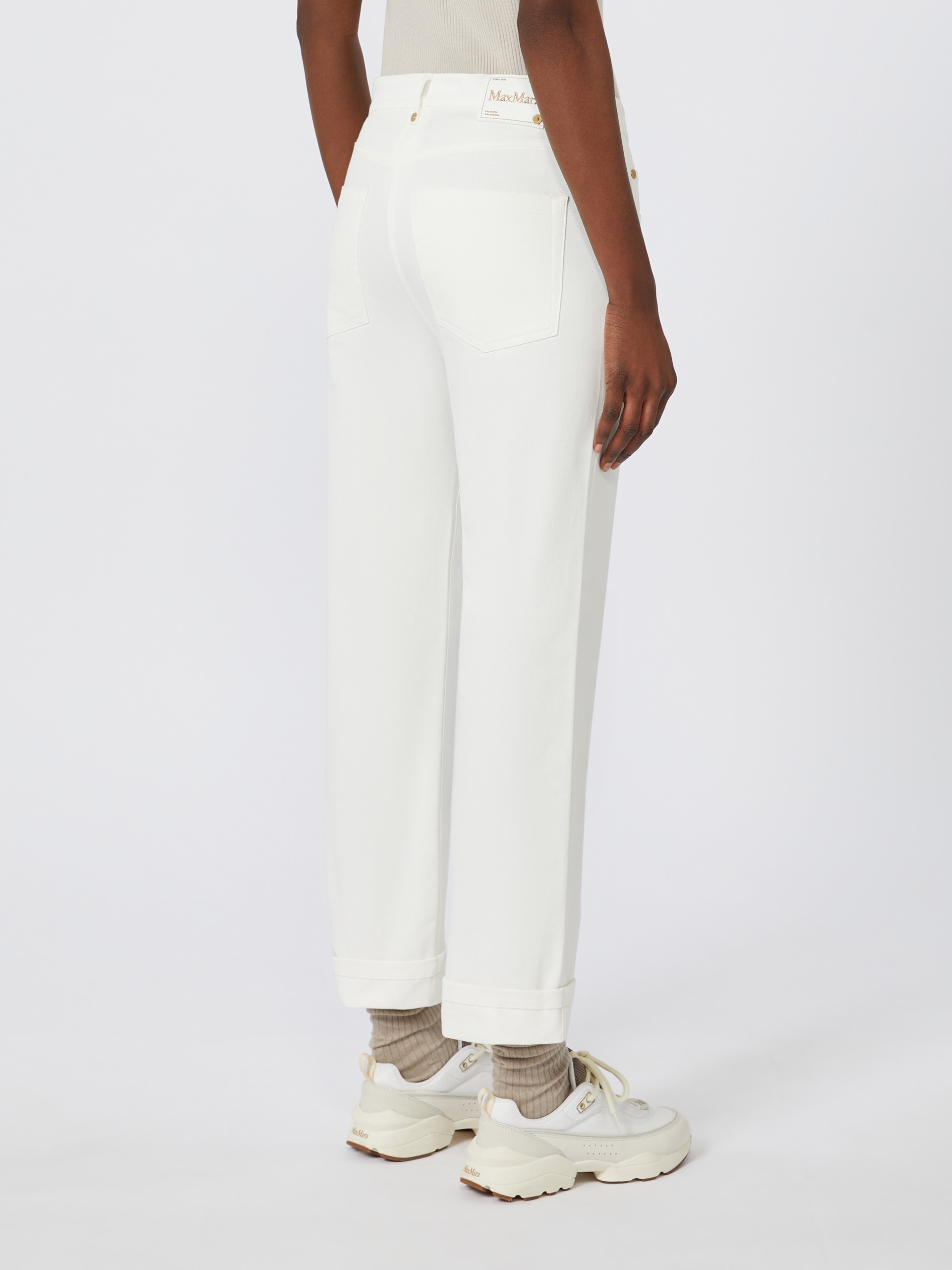 ATALIA Stretch cotton bull denim jeans - 4