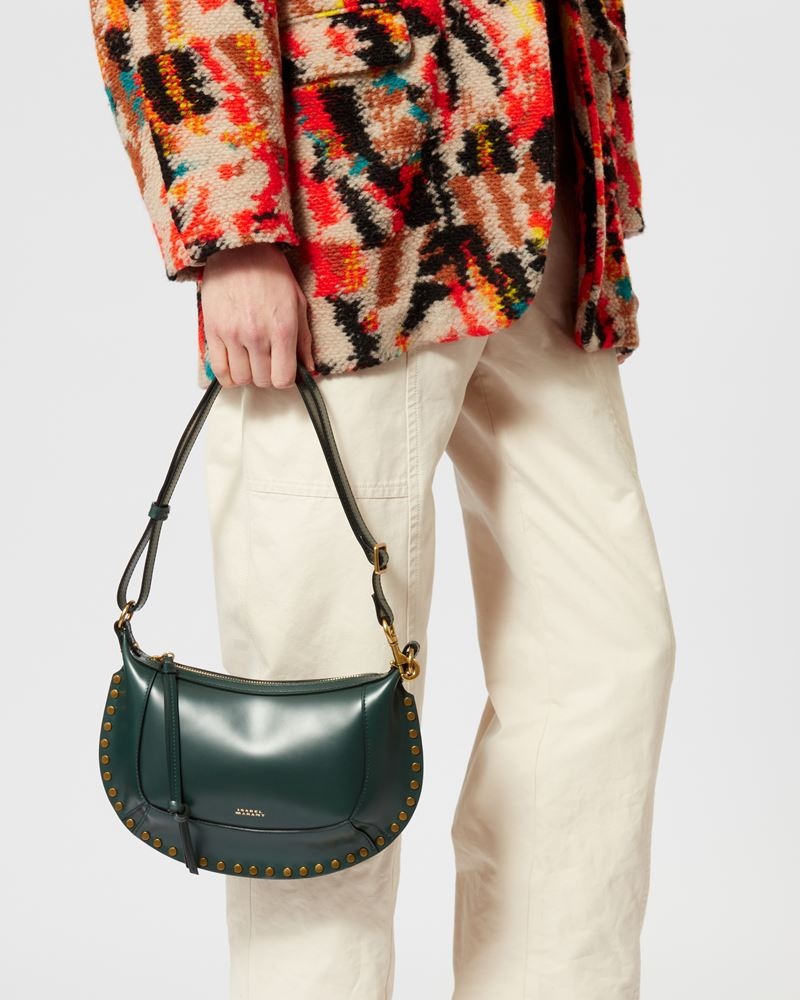 OSKAN MOON LEATHER SHOULDER BAG - 4