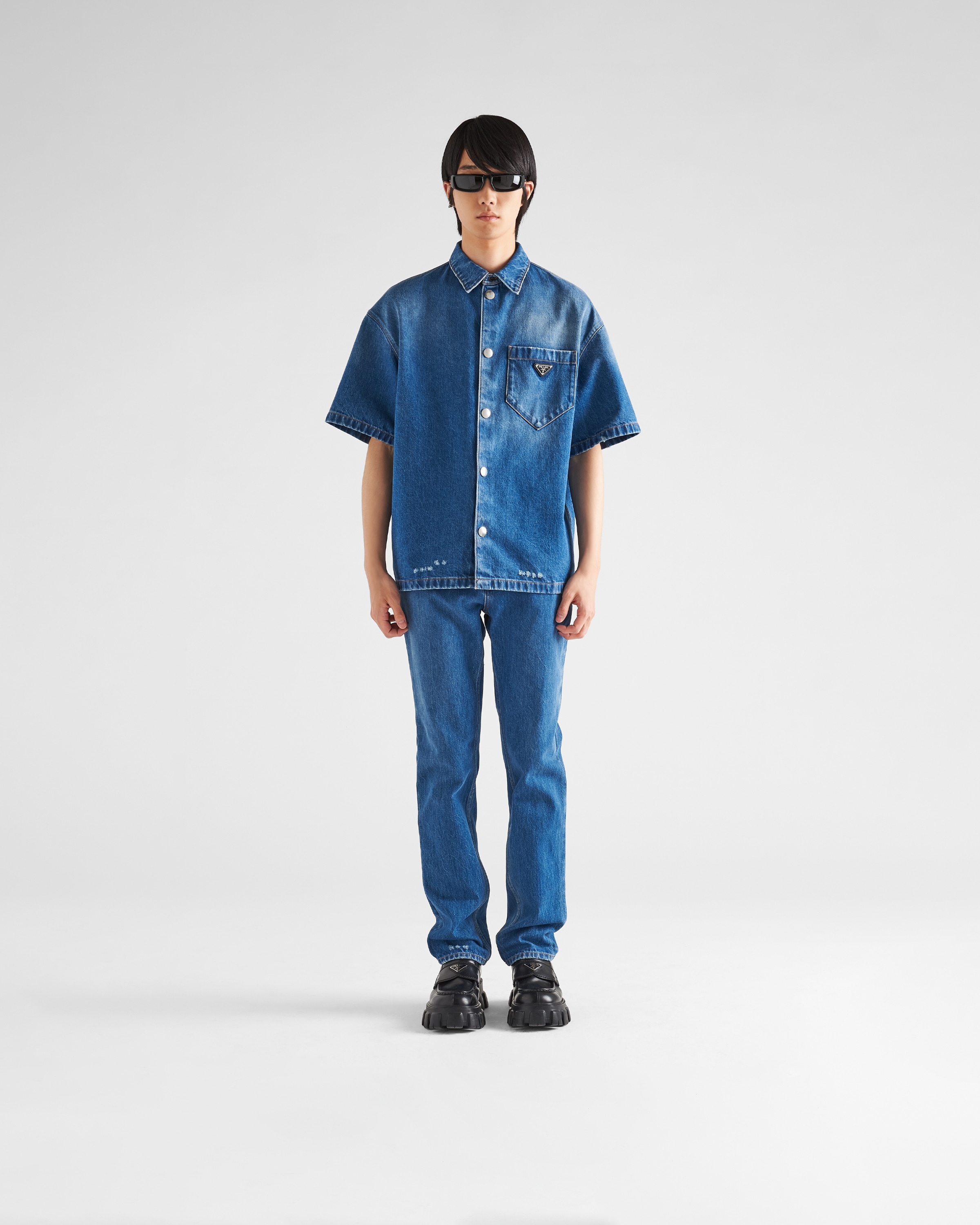 Five-pocket denim trousers - 2