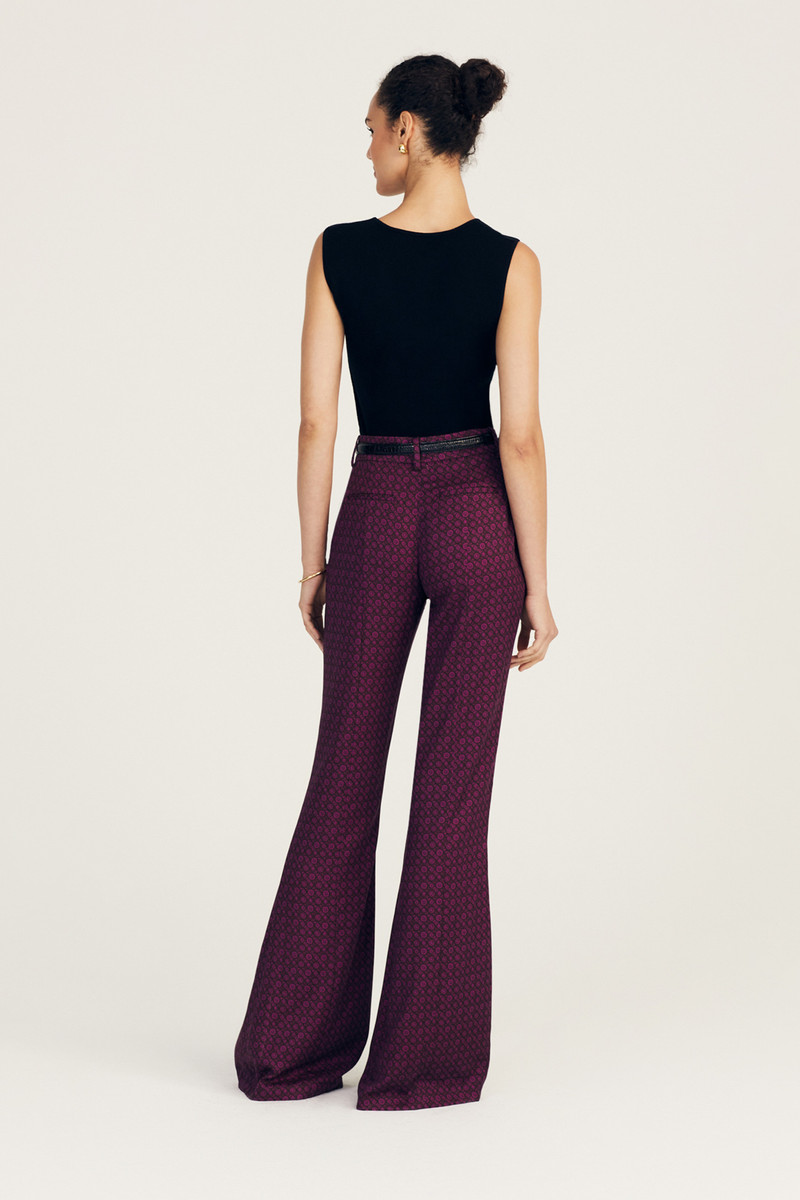 DEREK LAM 10 CROSBY CAMI HIGH RISE FLARE PANT outlook