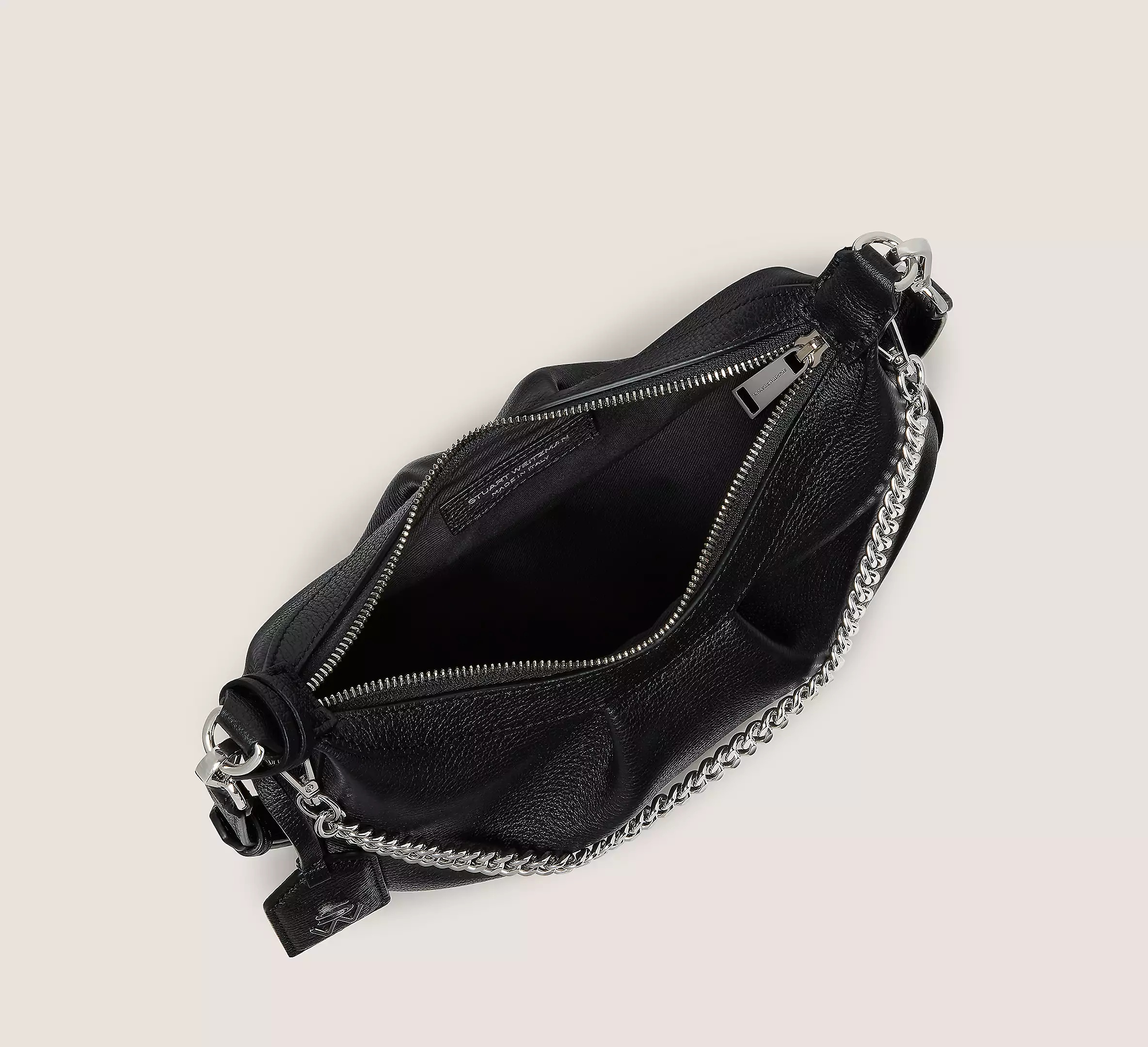 STELLAR CRESCENT CRYSTAL FRINGE BAG - 3