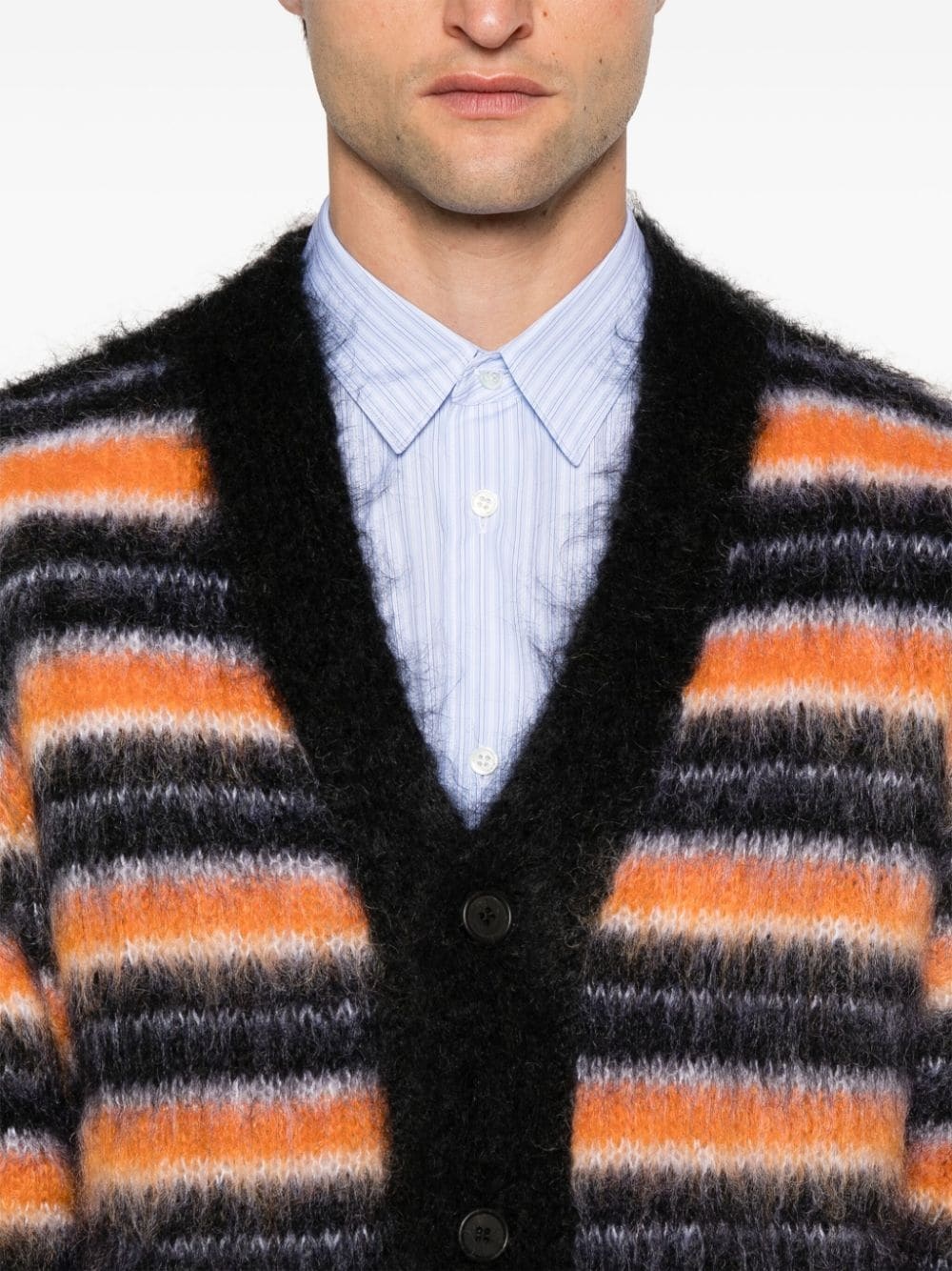 striped cardigan - 5