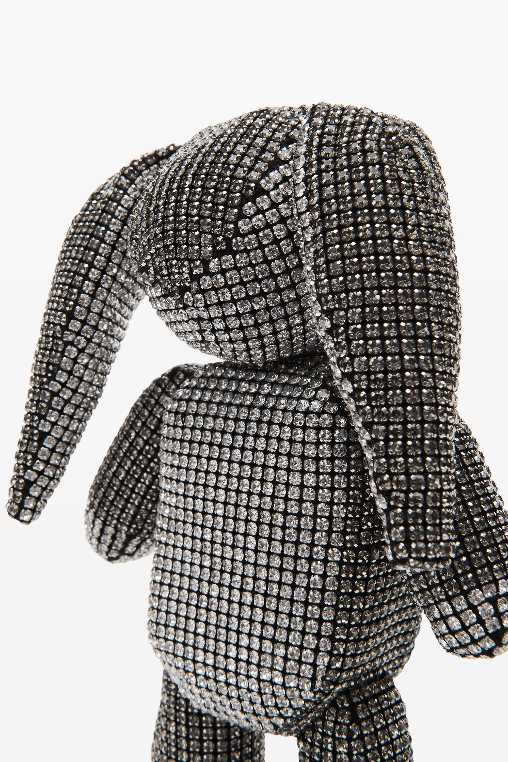 RABBIT WRISTLET IN CRYSTAL MESH - 2