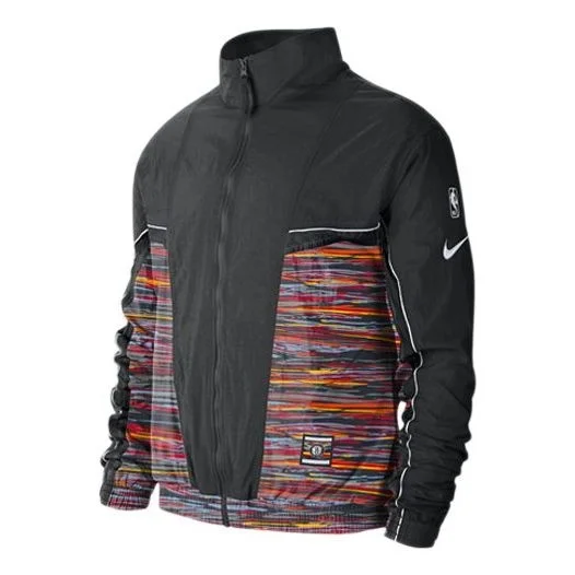 Nike NBA Brooklyn Nets Casual Sports Jacket Black CN5471-010 - 1