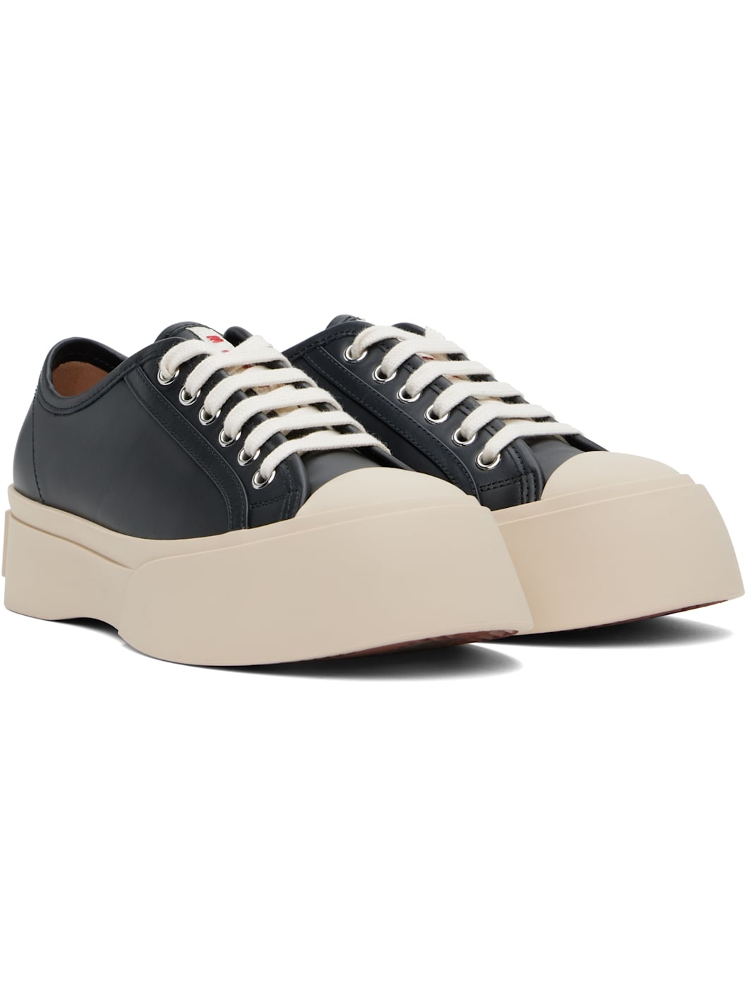 Black Nappa Leather Pablo Sneakers - 4