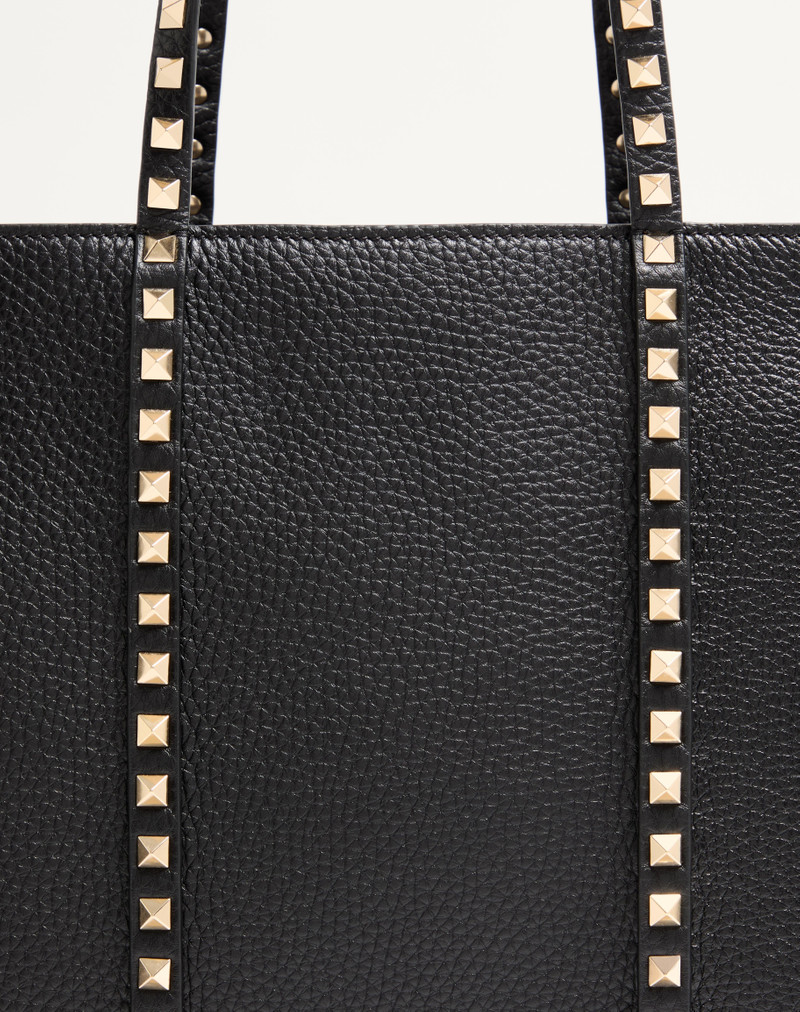 Valentino VALENTINO GARAVANI ROCKSTUD SHOPPING BAG IN GRAINY CALFSKIN outlook