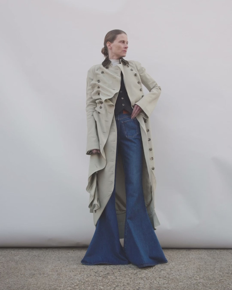 BIB-FRONT STRUCTURED TRENCH COAT LIGHT KHAKI 6
