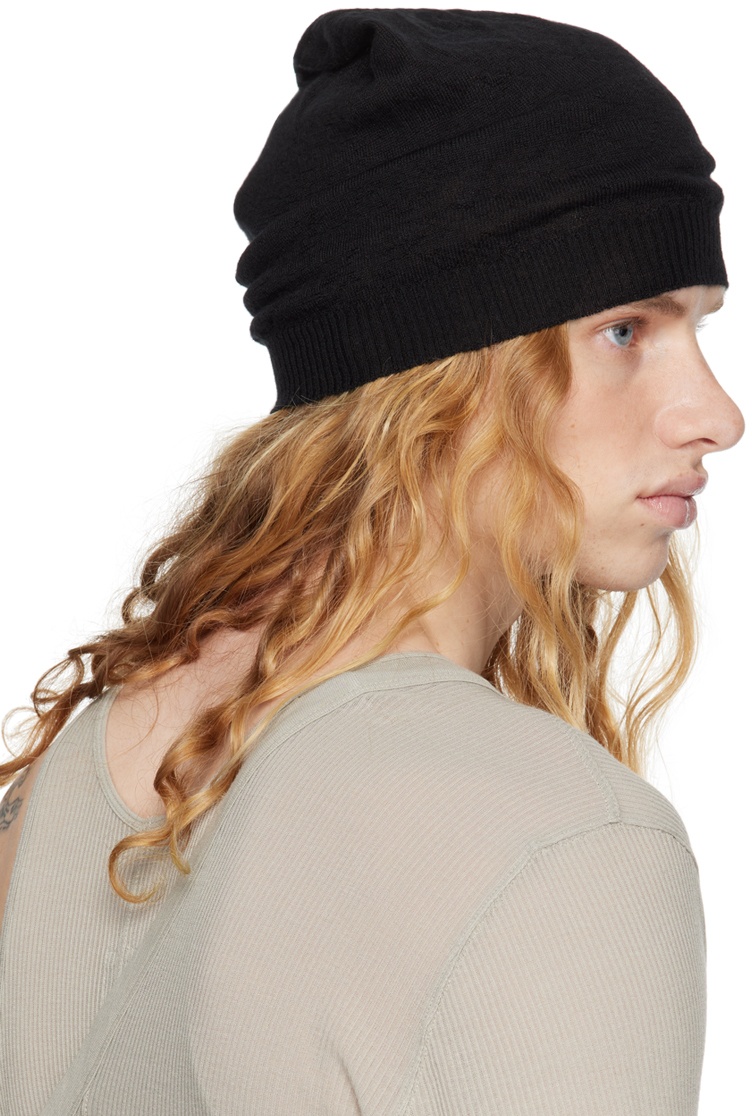 Black Lightweight Beanie 3