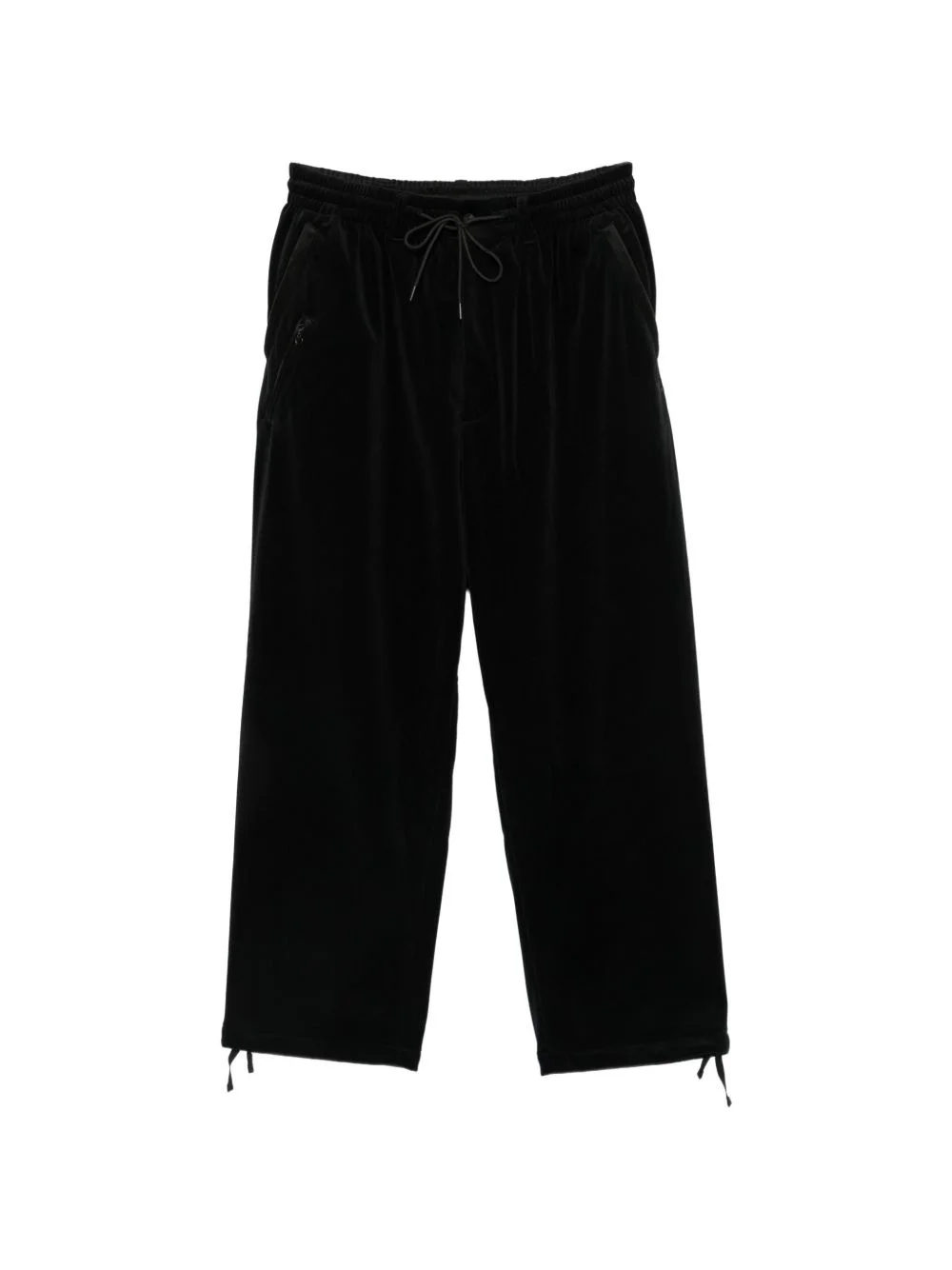 velvet-effect trousers - 1