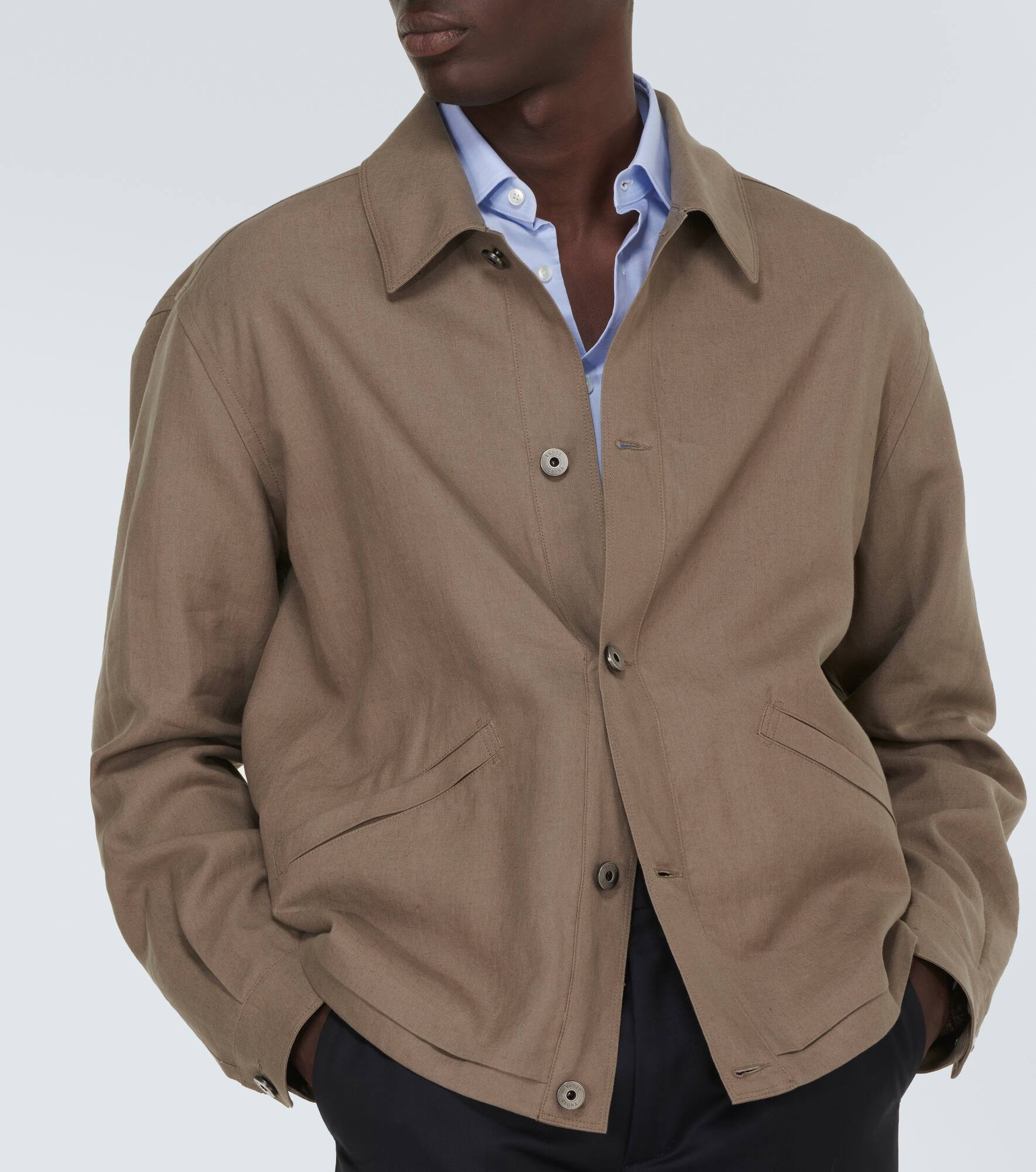 Oasi Lino linen overshirt - 5