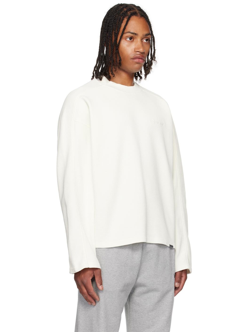 Off-White Waffle Long Sleeve T-shirt - 2