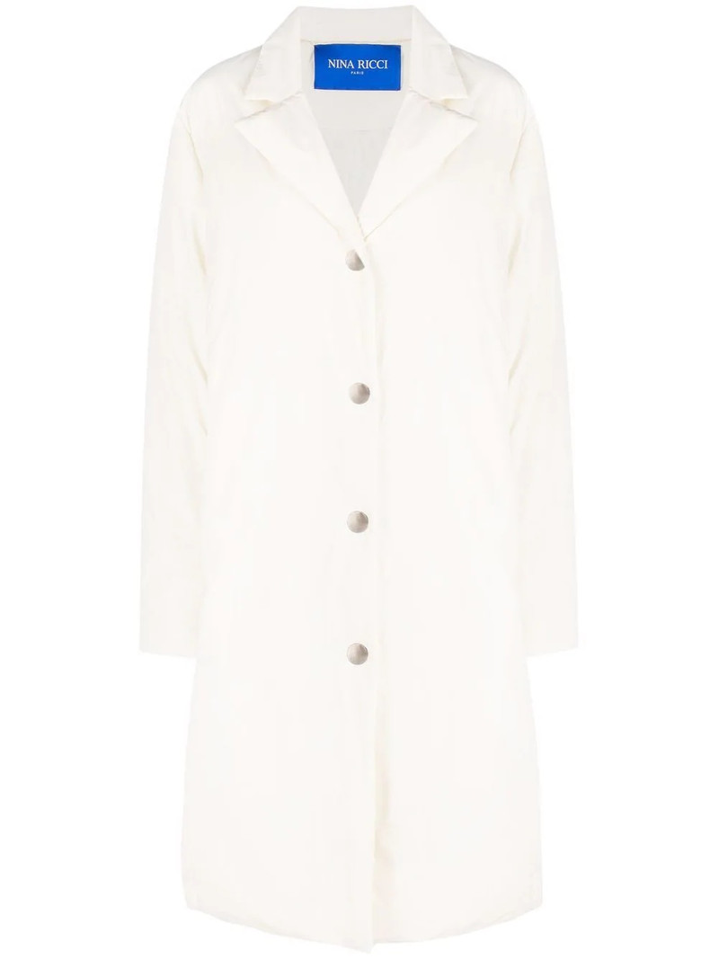 single-breasted puffer coat 1