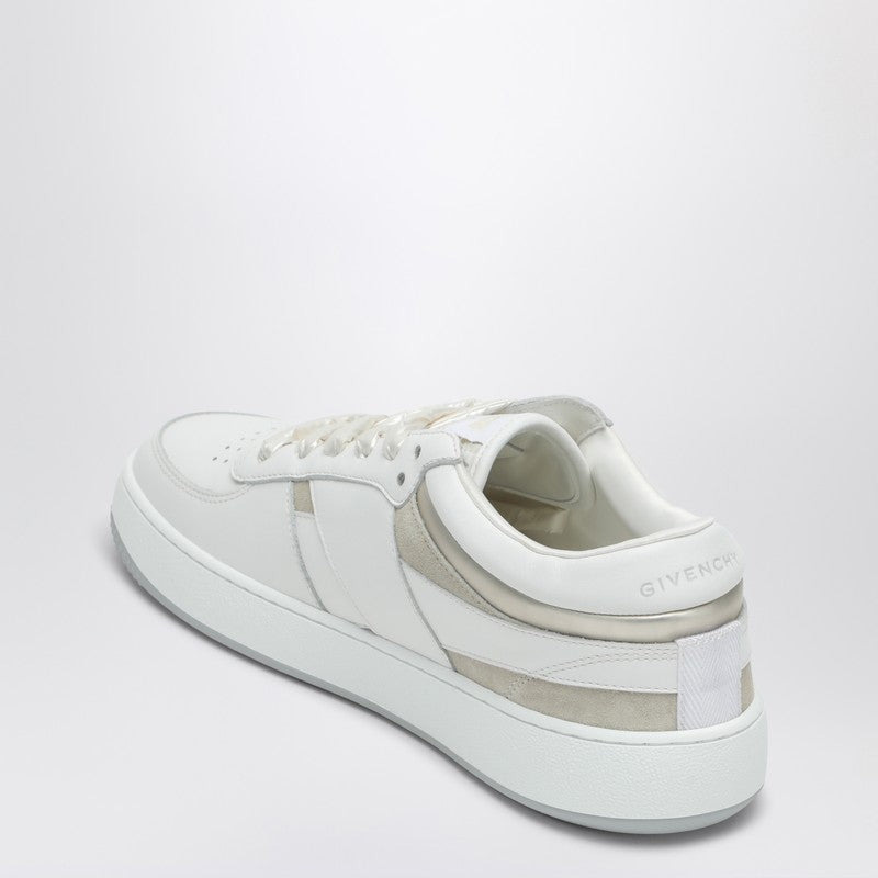 Givenchy White/Beige Leather And Suede Sneakers 4G Women - 2