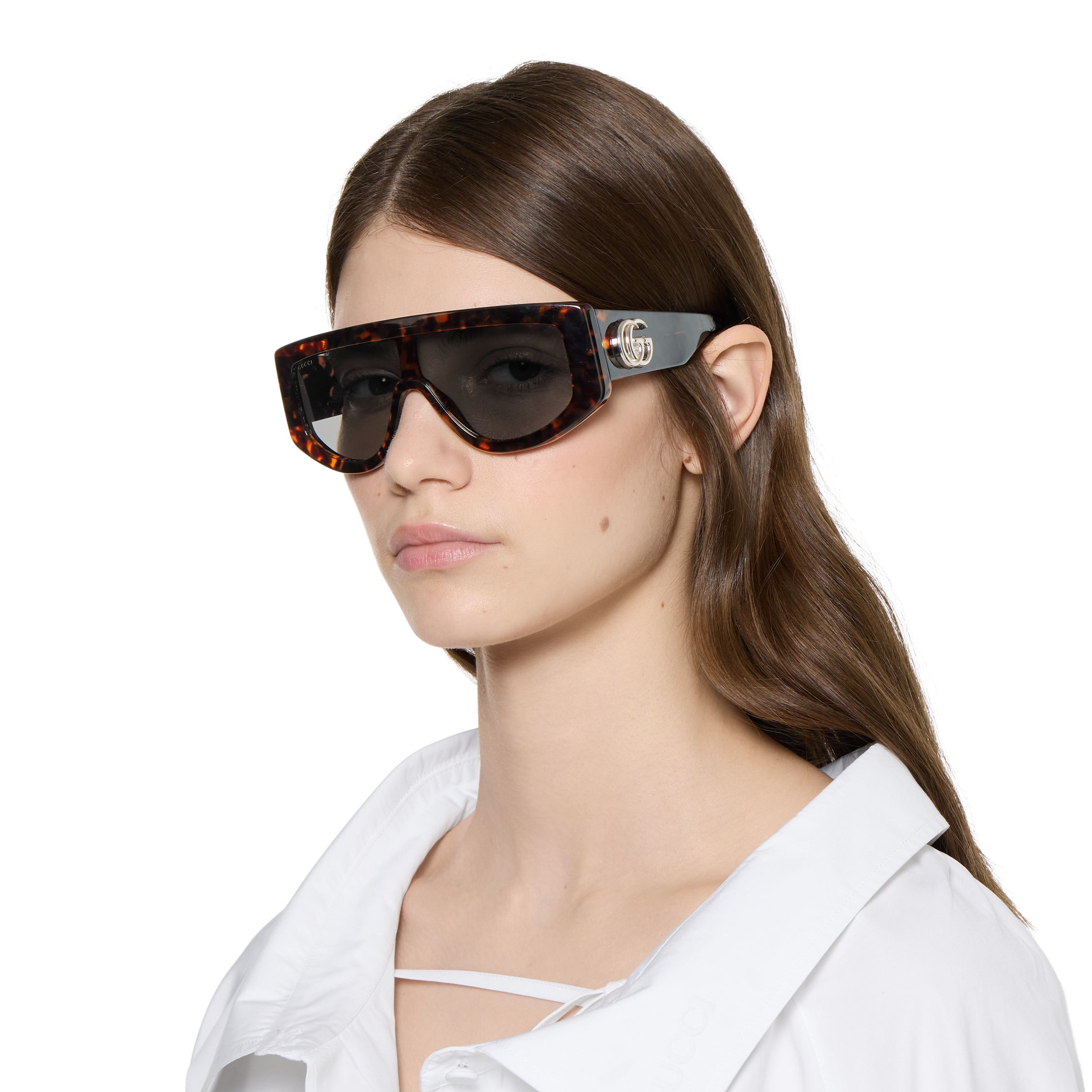 Rectangular frame sunglasses - 4