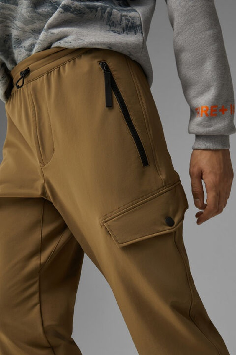 Aidan Softshell combat trousers in Brown 5