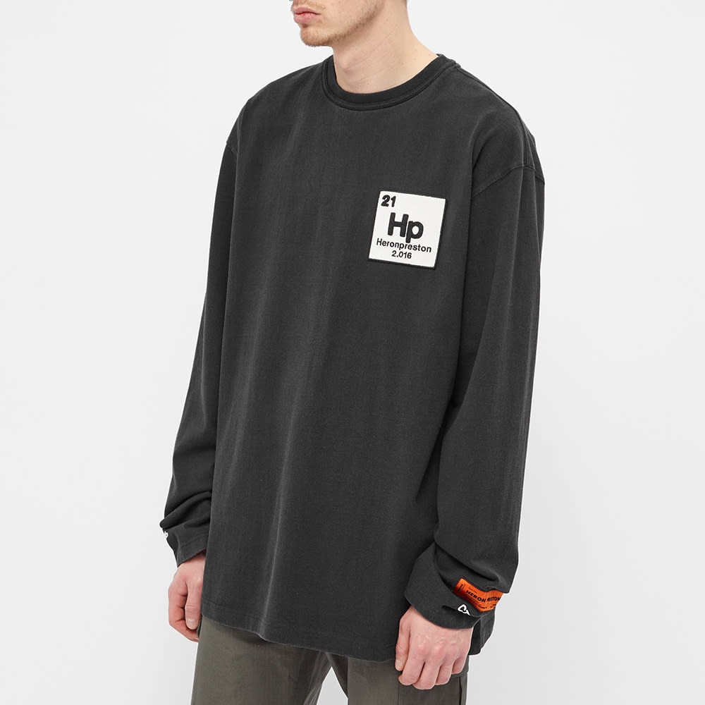 Heron Preston Long Sleeve Oversized Herons Halo Tee - 4