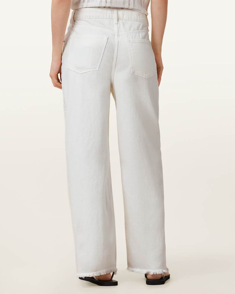 AKI CROSSOVER WIDE LEG DENIM JEANS 2