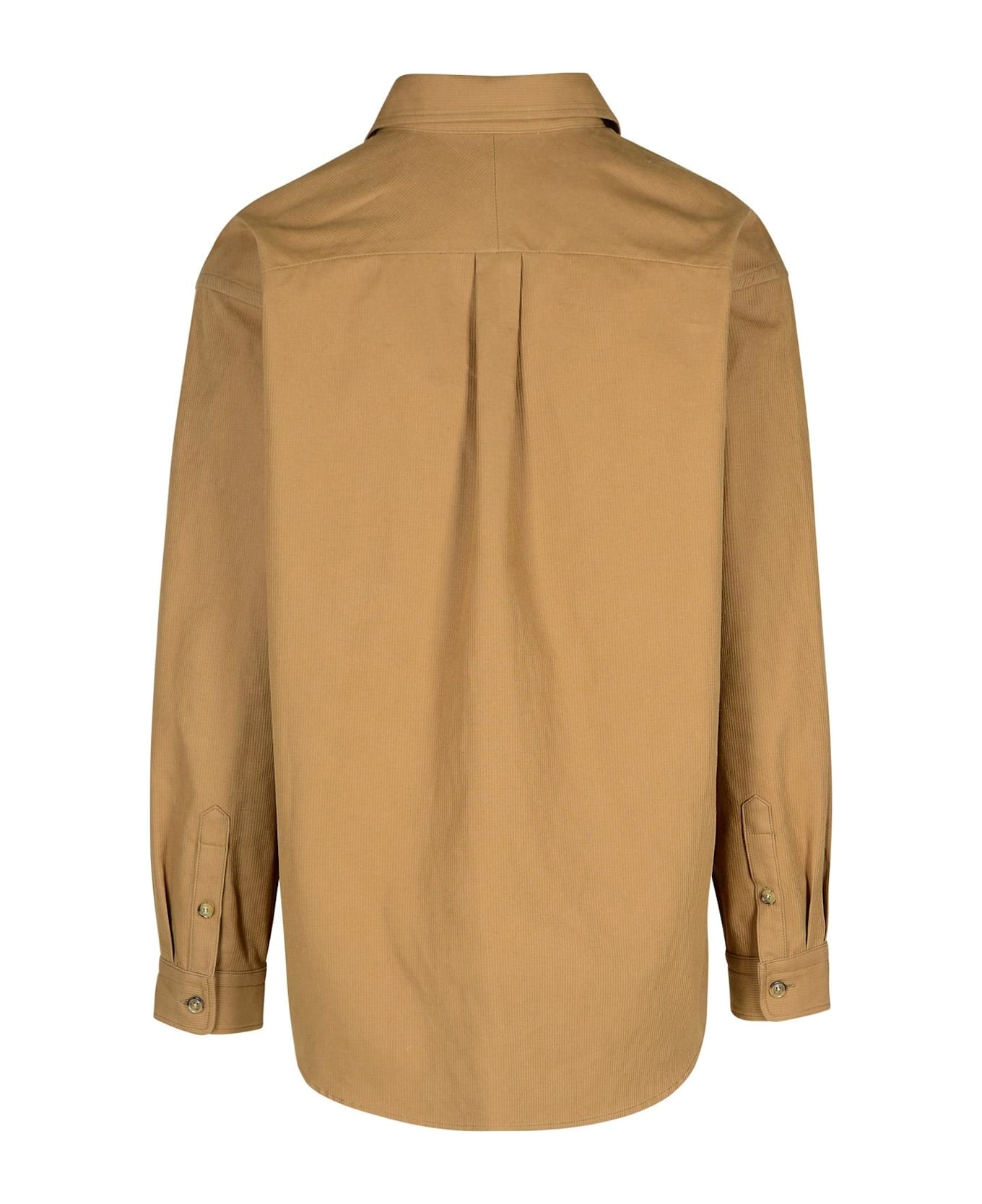 'emilien' Beige Cotton Shirt - 3