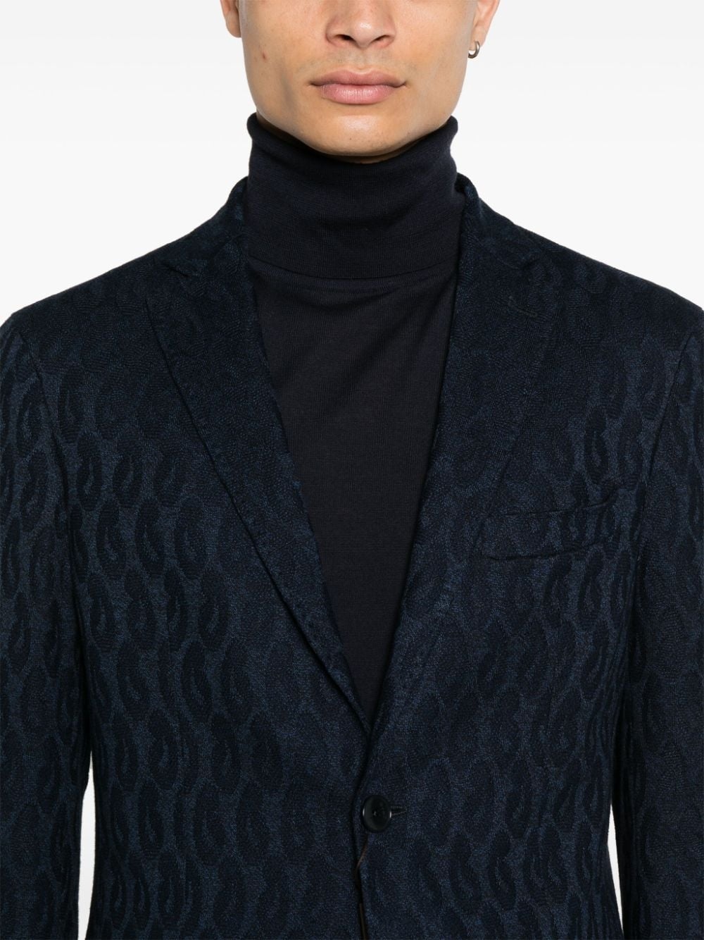 cotton blazer - 5