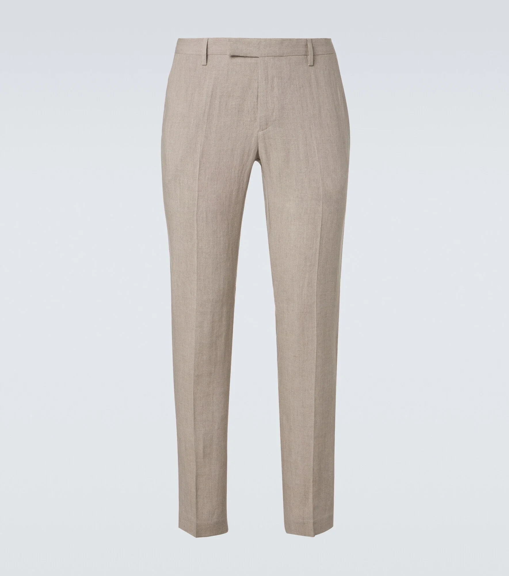 Linen straight pants - 1