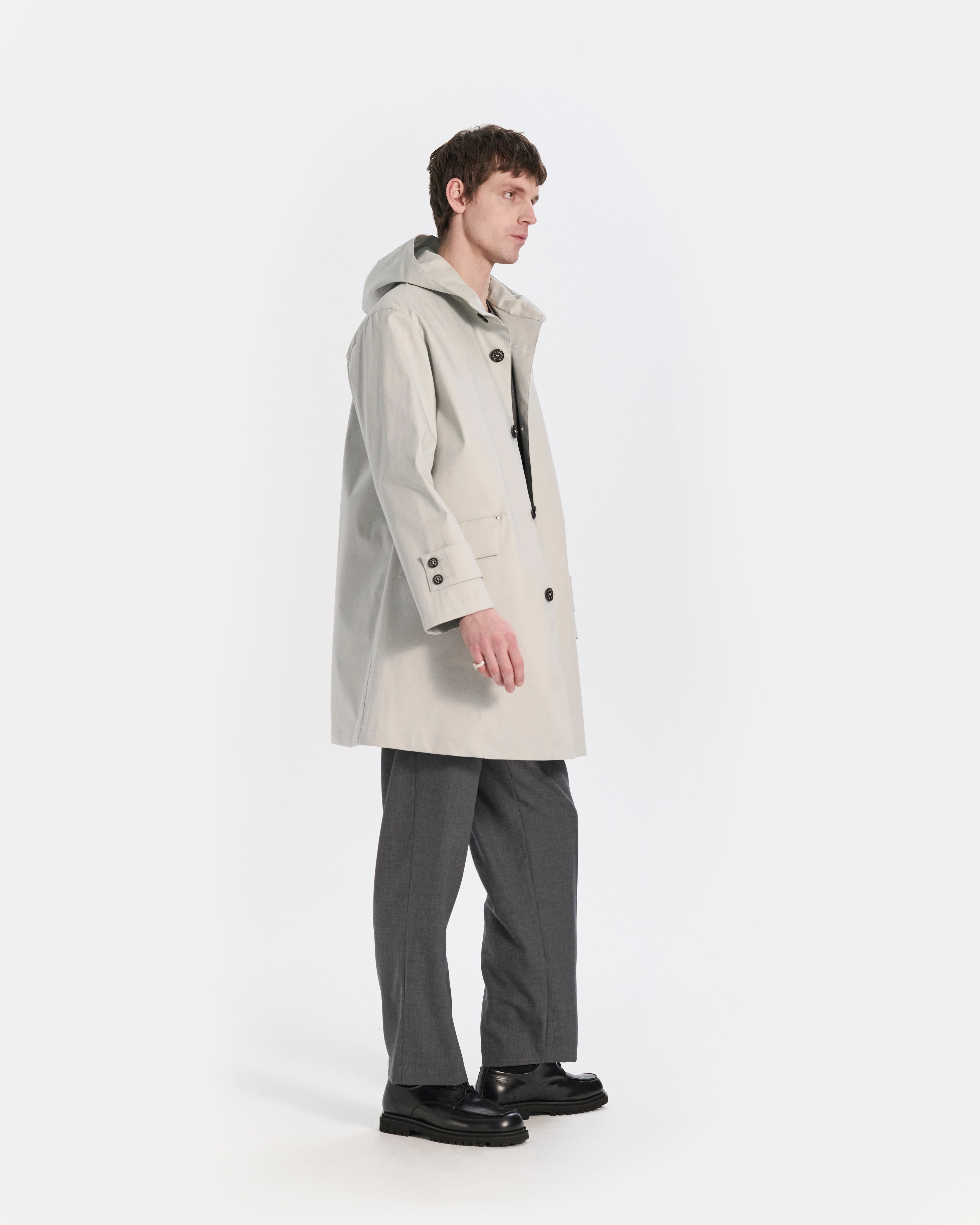 Humbie Raintec Mid Length Hooded Coat - 4