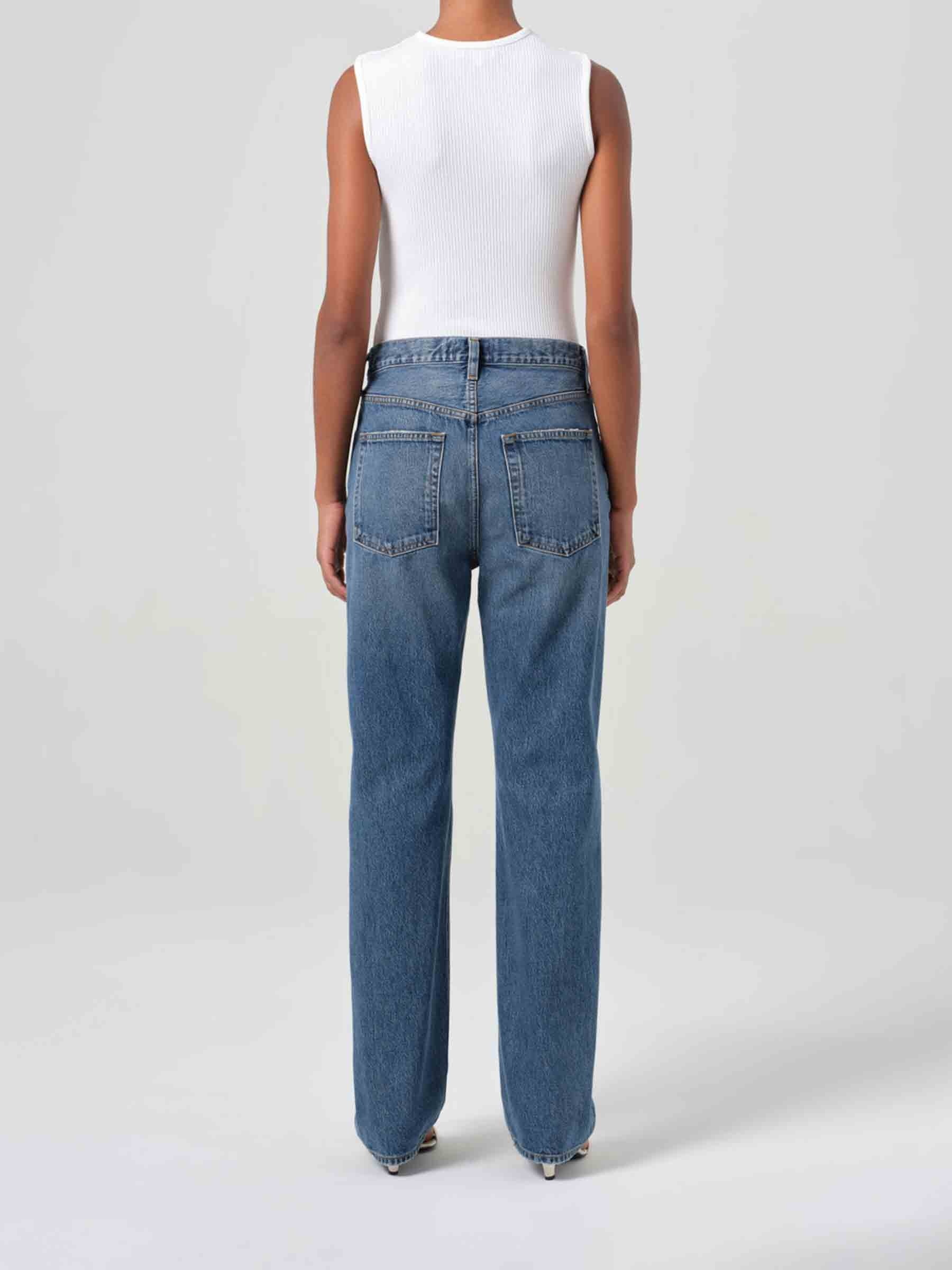 KELLY V-WAIST JEANS - 4