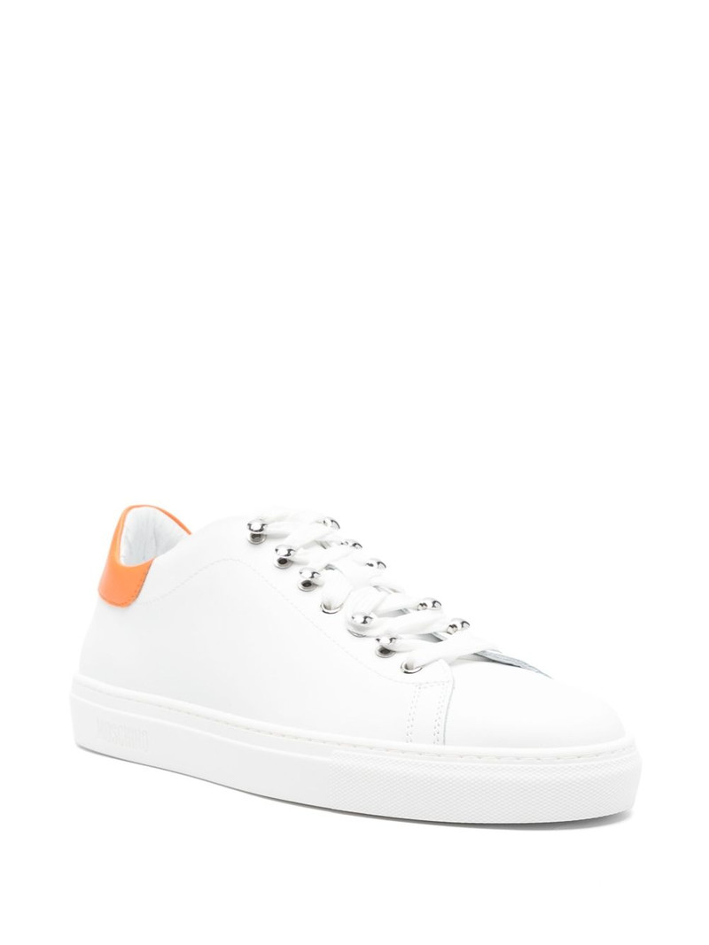 Moschino leather sneakers outlook