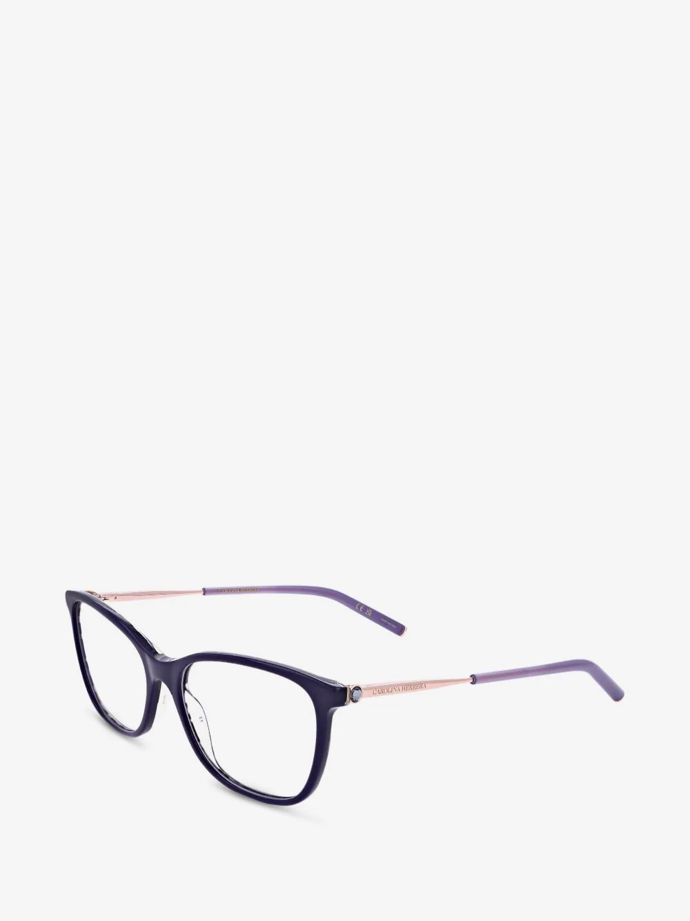 geometric-frame glasses - 1