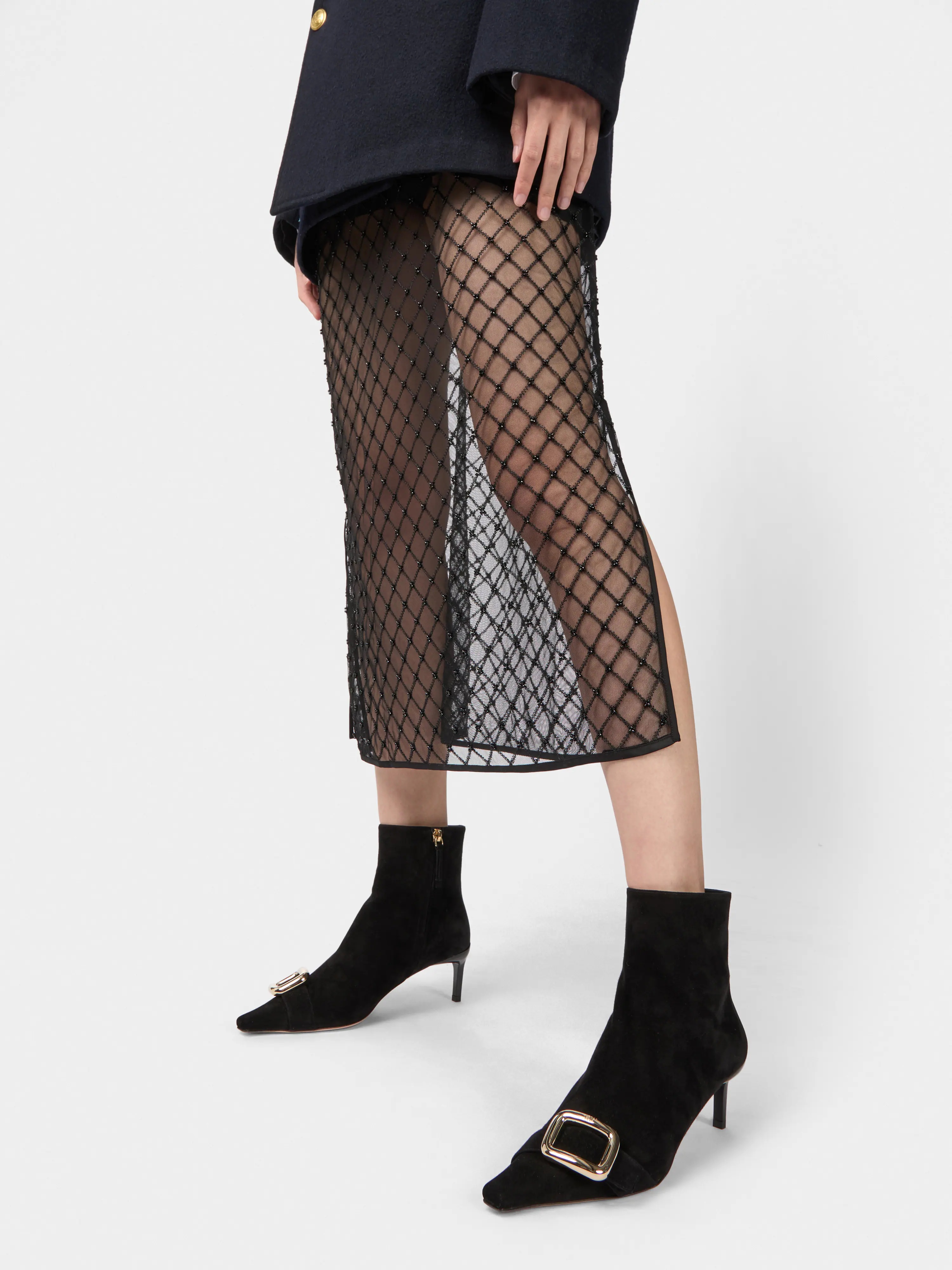 Viv' Canard Booties in suede - 8