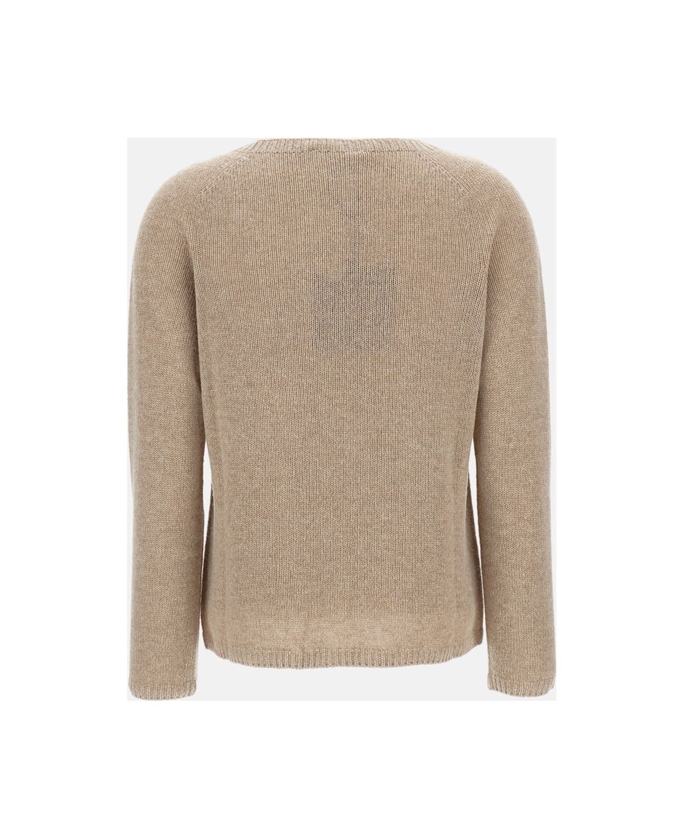 Crewneck Cashmere Blend Pullover - 2