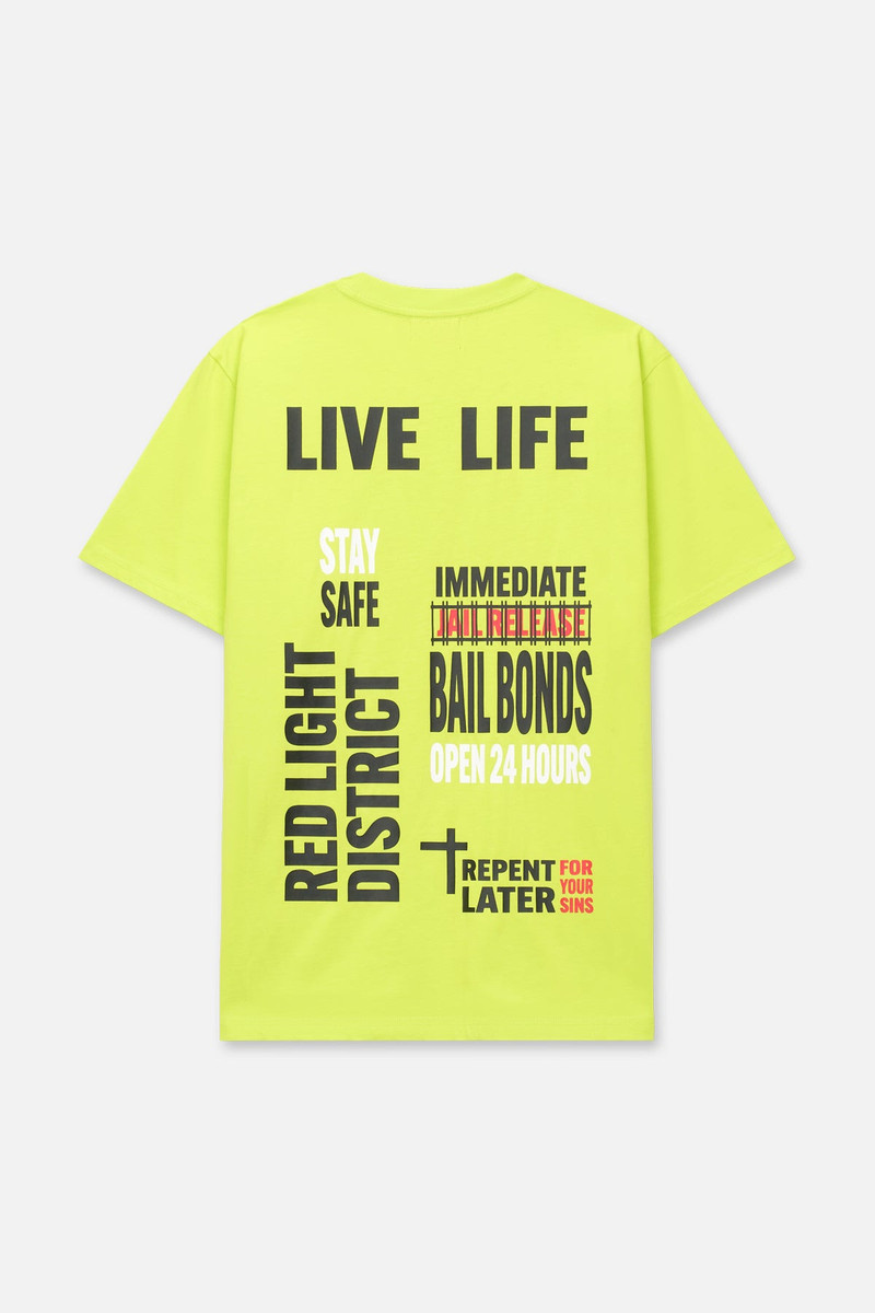 LIAM SHORT SLEEVE TEE | NEON RTA UNDERGROUND 1