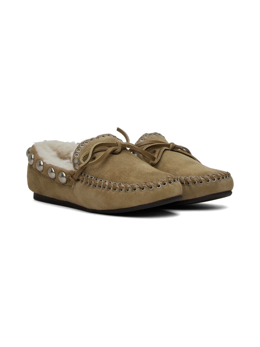 Taupe Faomee Loafers - 4